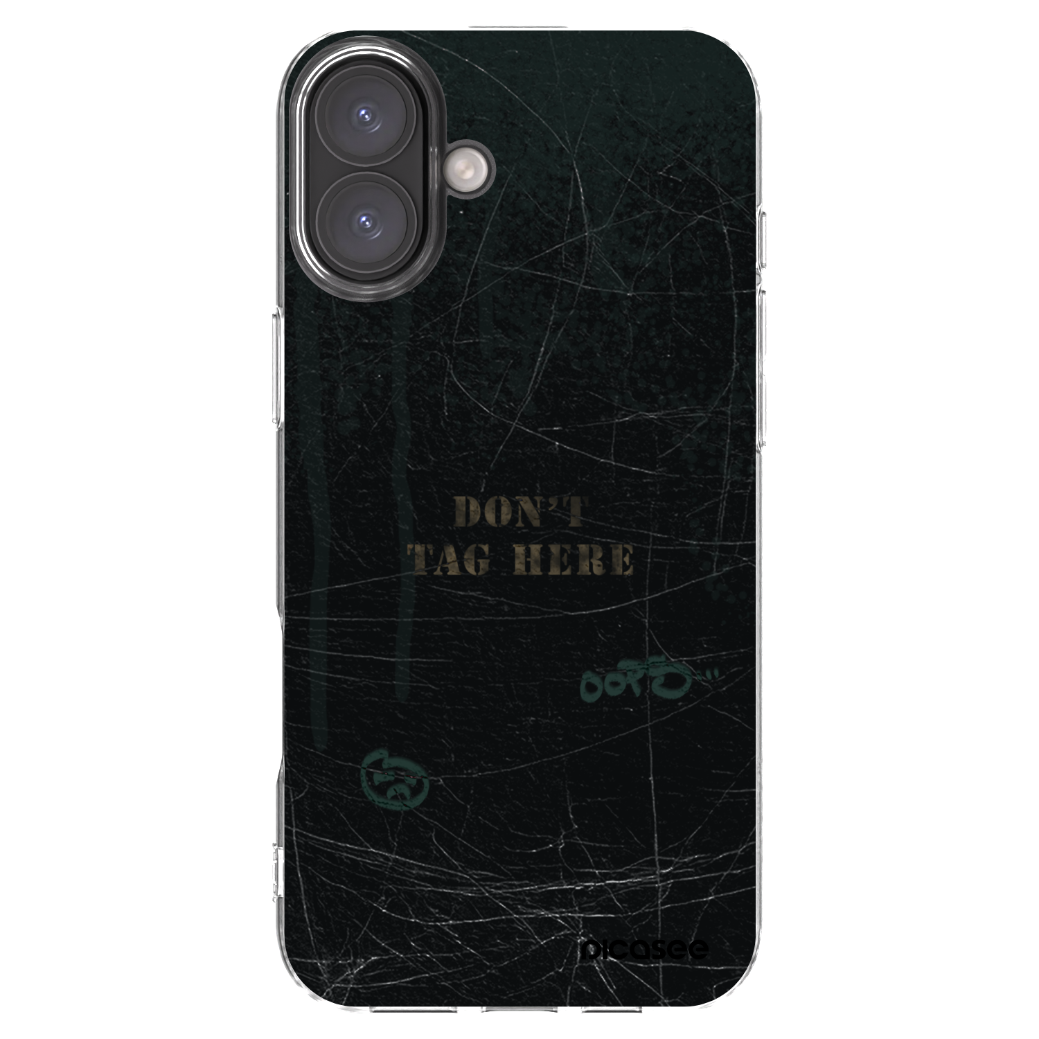 Picasee silikonový průhledný obal pro Apple iPhone 16 Plus - DON´T TAG