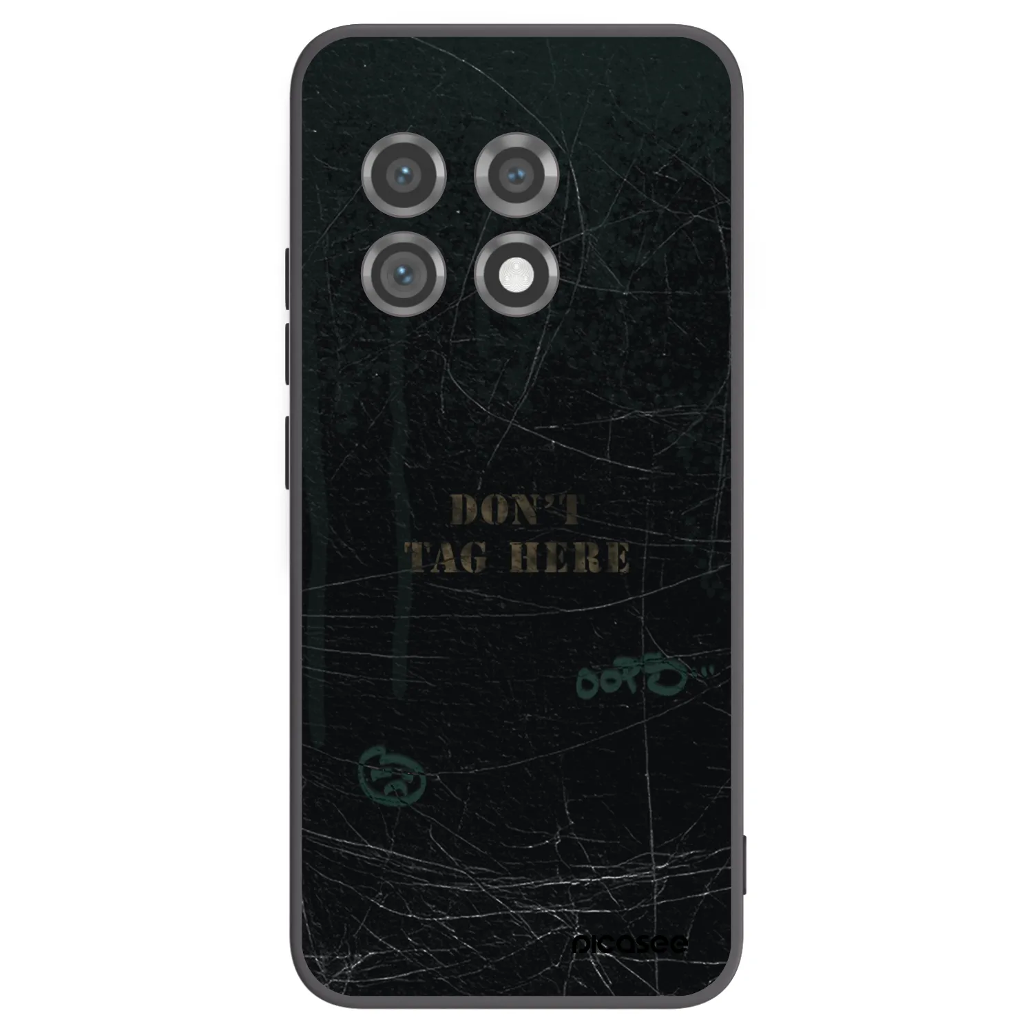 Picasee silikonový černý obal pro OnePlus 11 5G - DON´T TAG