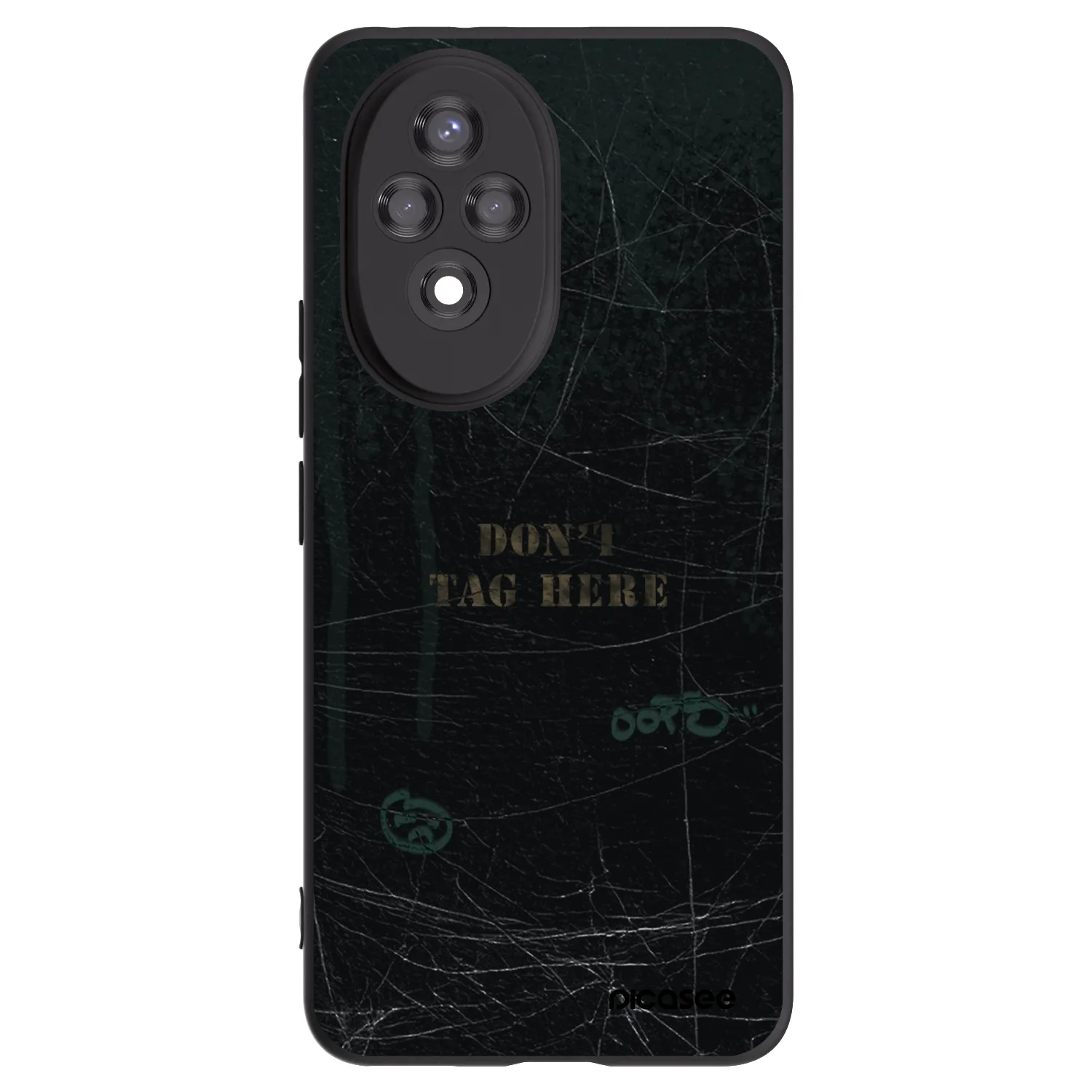 Picasee silikonový černý obal pro Honor 200 Pro 5G - DON´T TAG