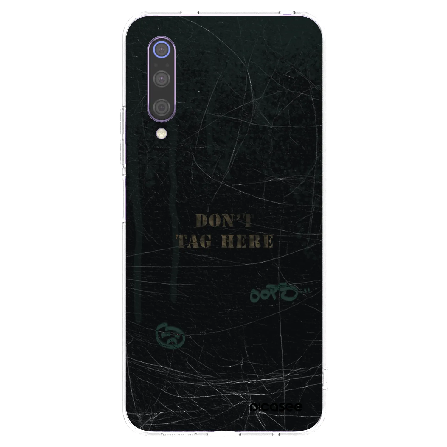 Picasee silikonový průhledný obal pro Xiaomi Mi 9 - DON´T TAG