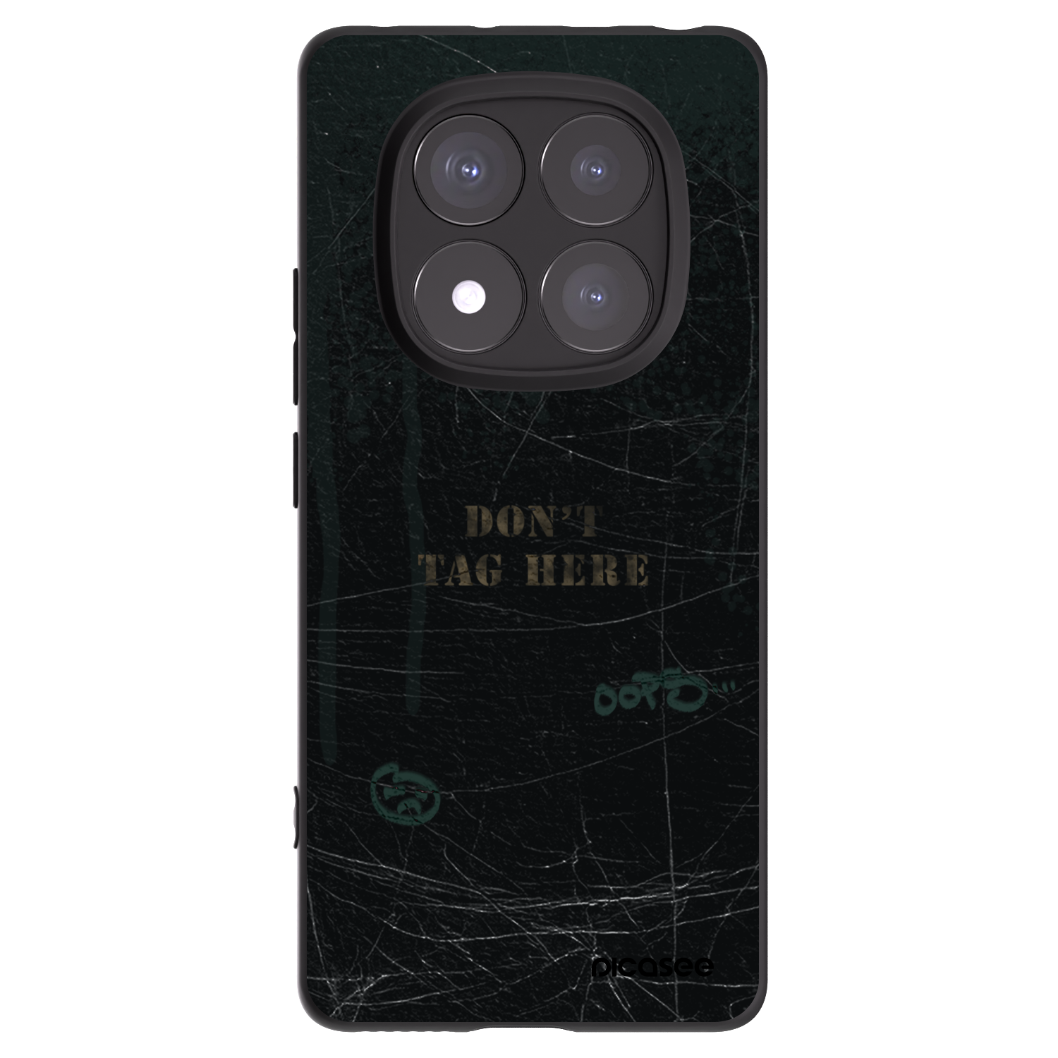 Picasee silikonový černý obal pro Xiaomi Redmi Note 14 Pro 5G - DON´T TAG
