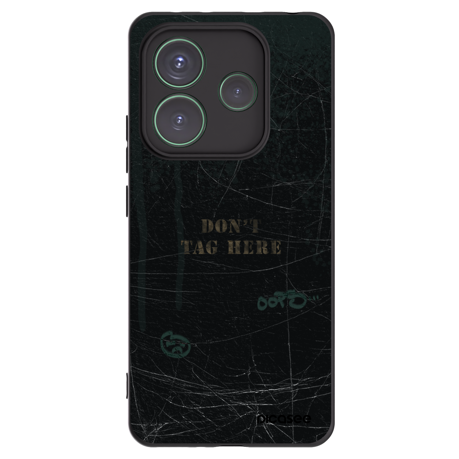 Picasee silikonový černý obal pro Xiaomi Redmi Note 14 5G - DON´T TAG