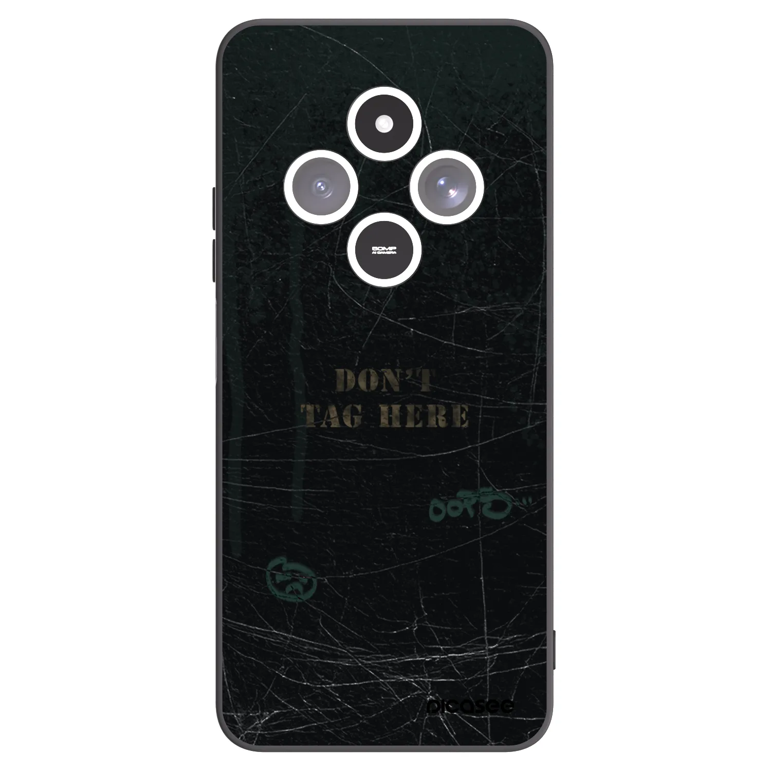 Picasee silikonový černý obal pro Xiaomi Redmi 14C - DON´T TAG
