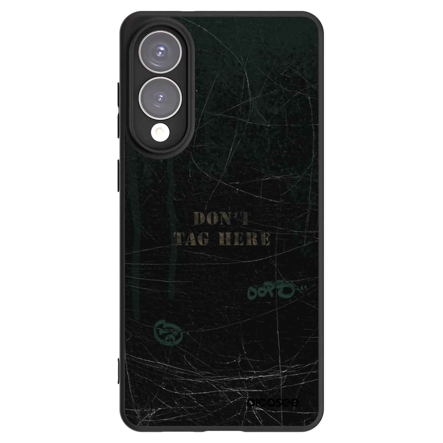 Picasee silikonový černý obal pro Samsung Galaxy S25 Edge 5G - DON´T TAG
