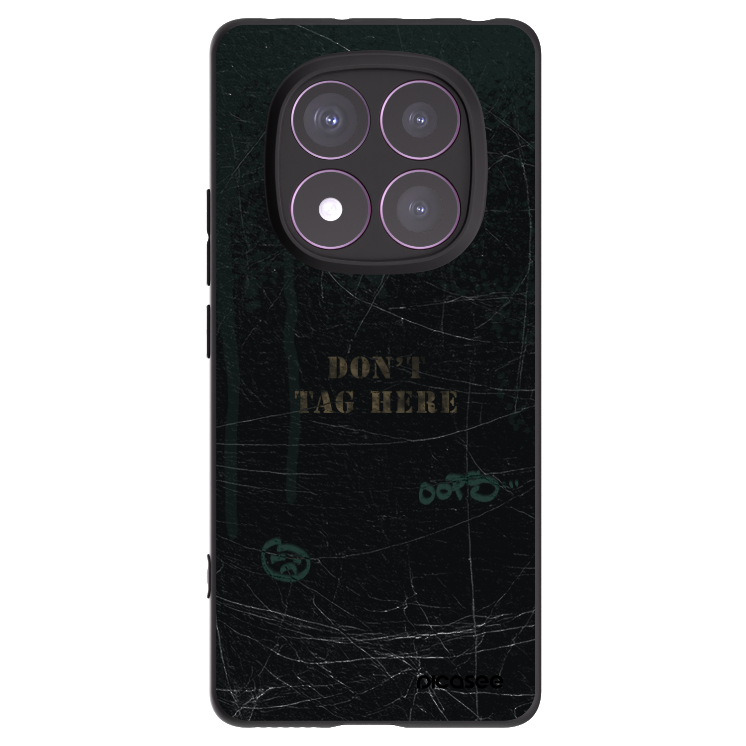 Picasee silikonový černý obal pro Xiaomi Redmi Note 14 Pro 4G - DON´T TAG