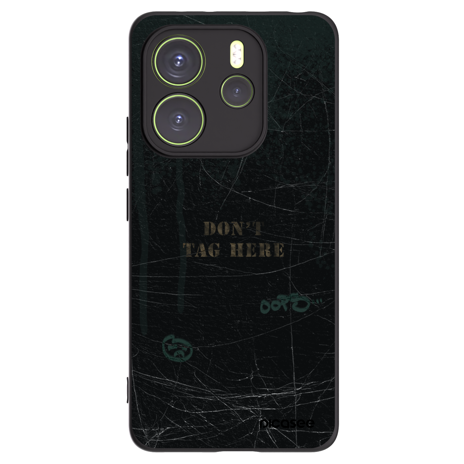 Picasee silikonový černý obal pro Xiaomi Redmi Note 14 4G - DON´T TAG