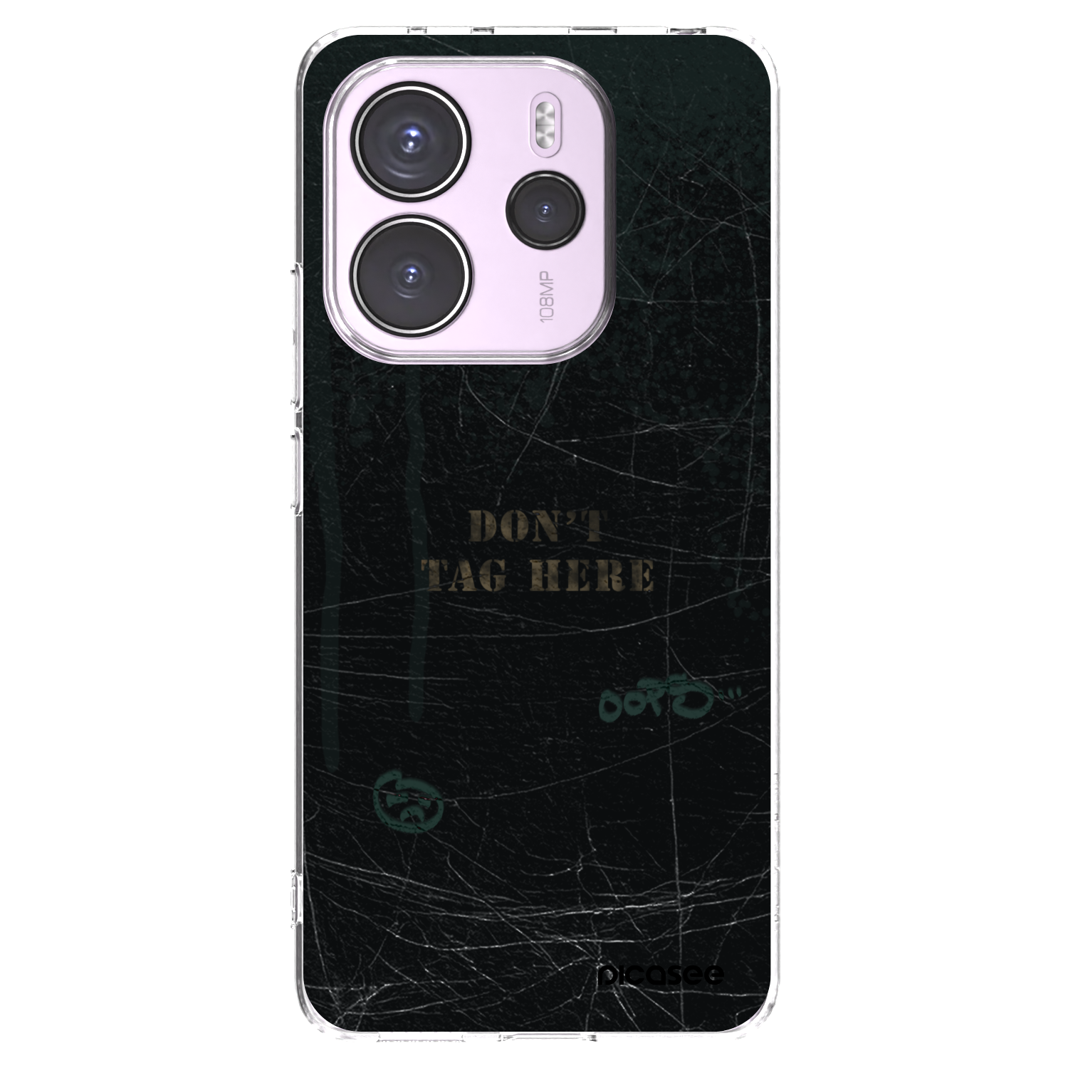 Picasee silikonový průhledný obal pro Xiaomi Redmi Note 14 4G - DON´T TAG