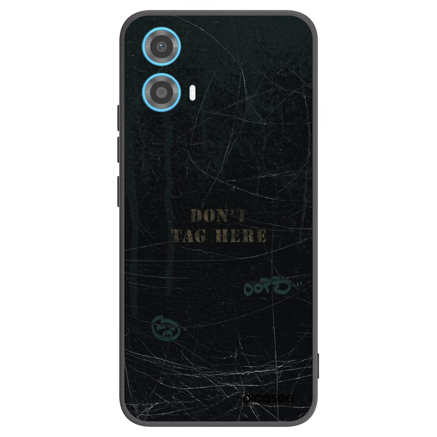 Picasee silikonový černý obal pro Motorola Moto G34 5G - DON´T TAG