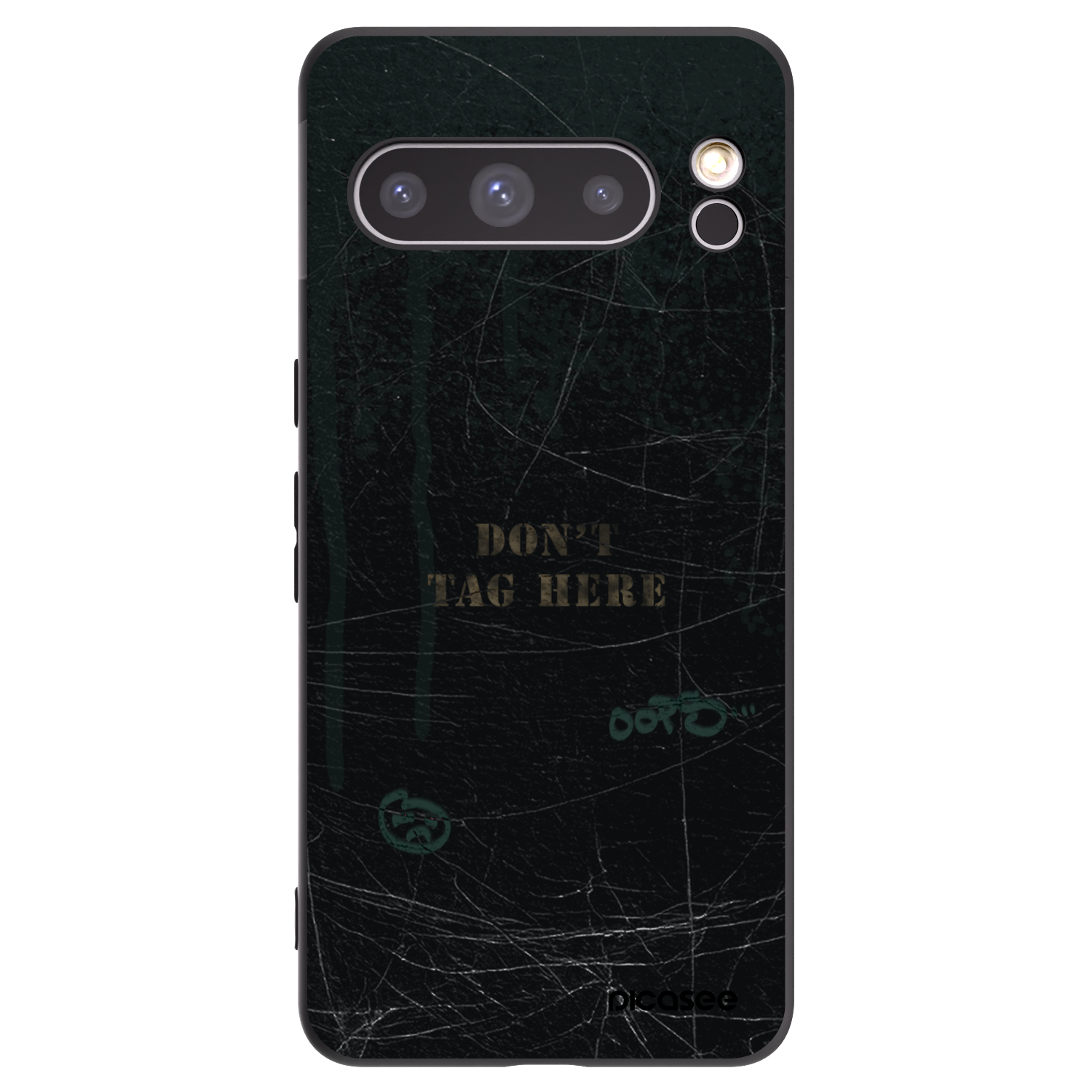 Picasee silikonový černý obal pro Google Pixel 8 Pro - DON´T TAG