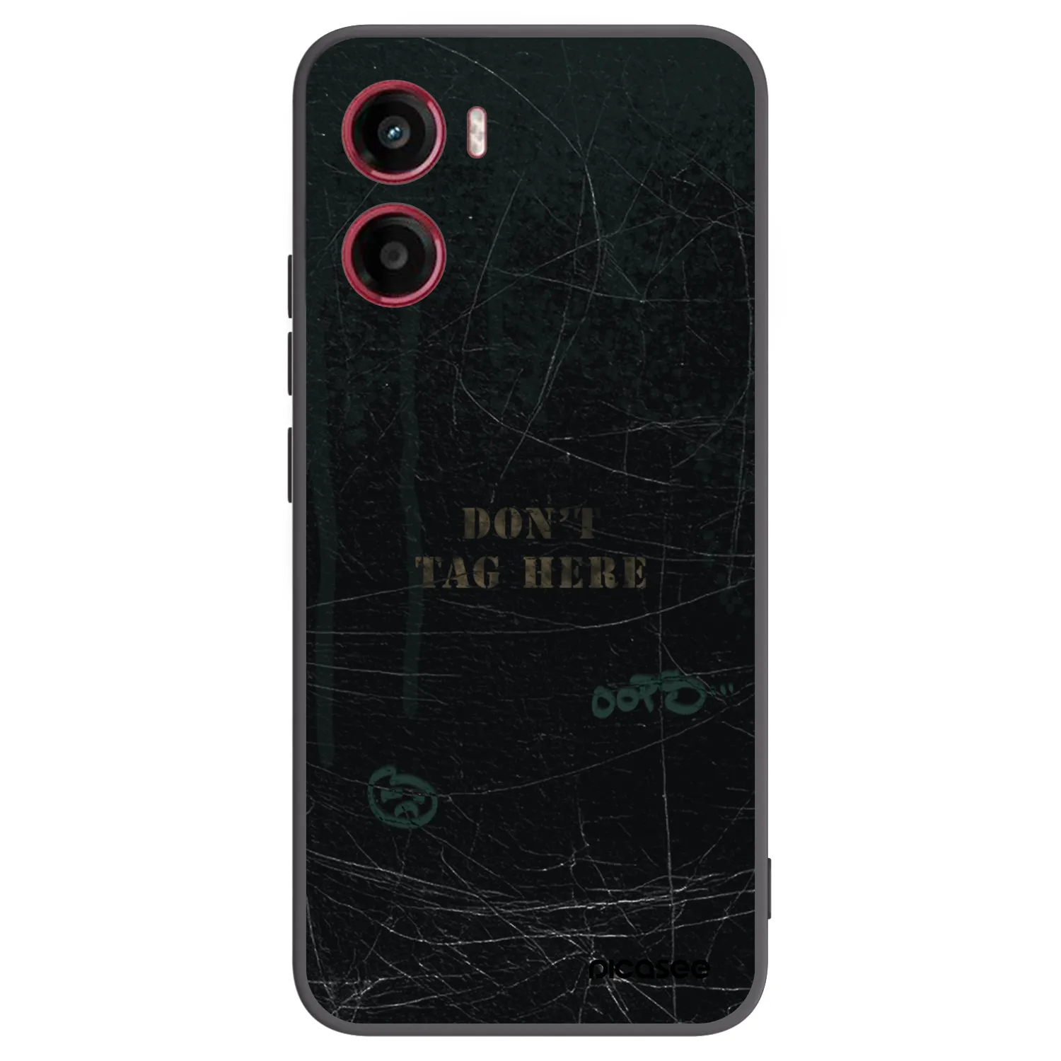 Picasee silikonový černý obal pro Motorola Moto G05 - DON´T TAG