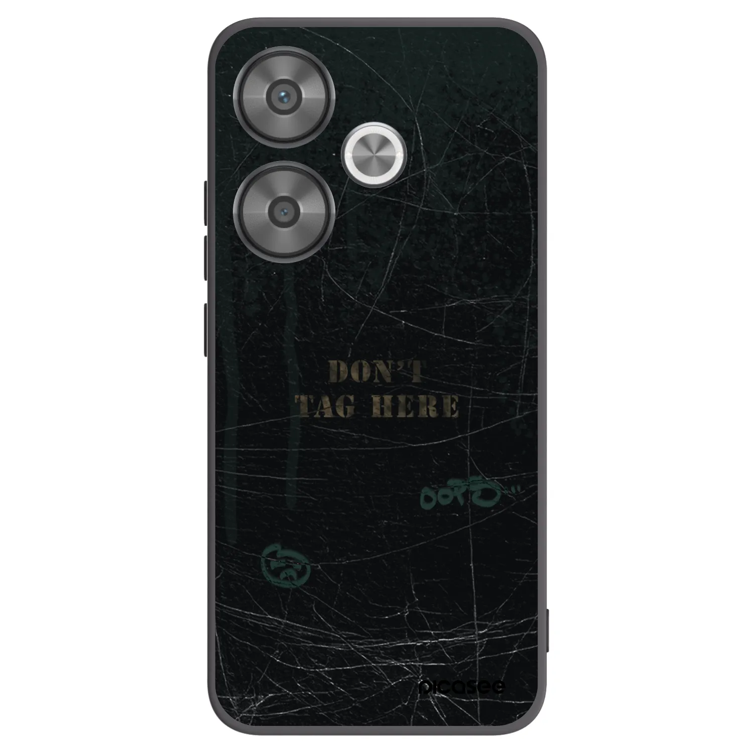 Picasee silikonový černý obal pro Xiaomi Poco F6 - DON´T TAG