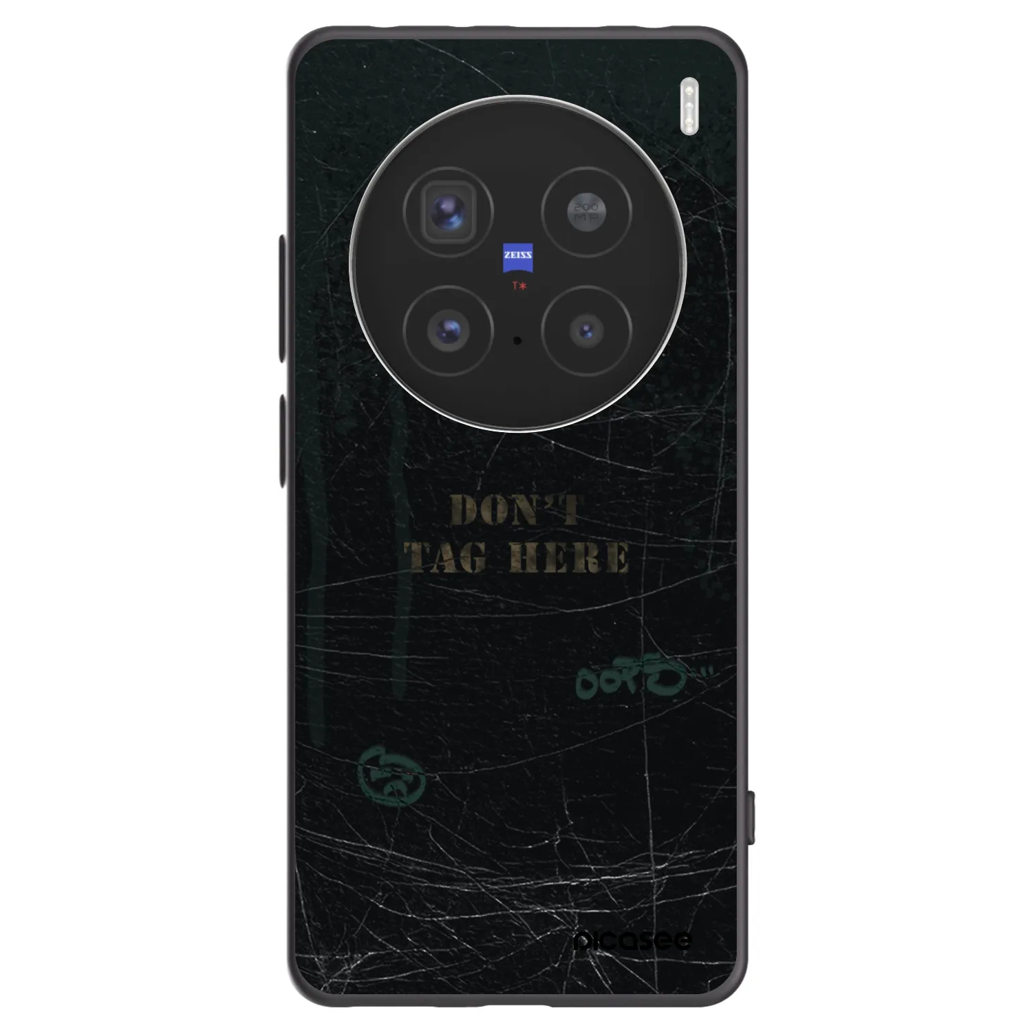 Picasee silikonový černý obal pro Vivo X200 Pro - DON´T TAG