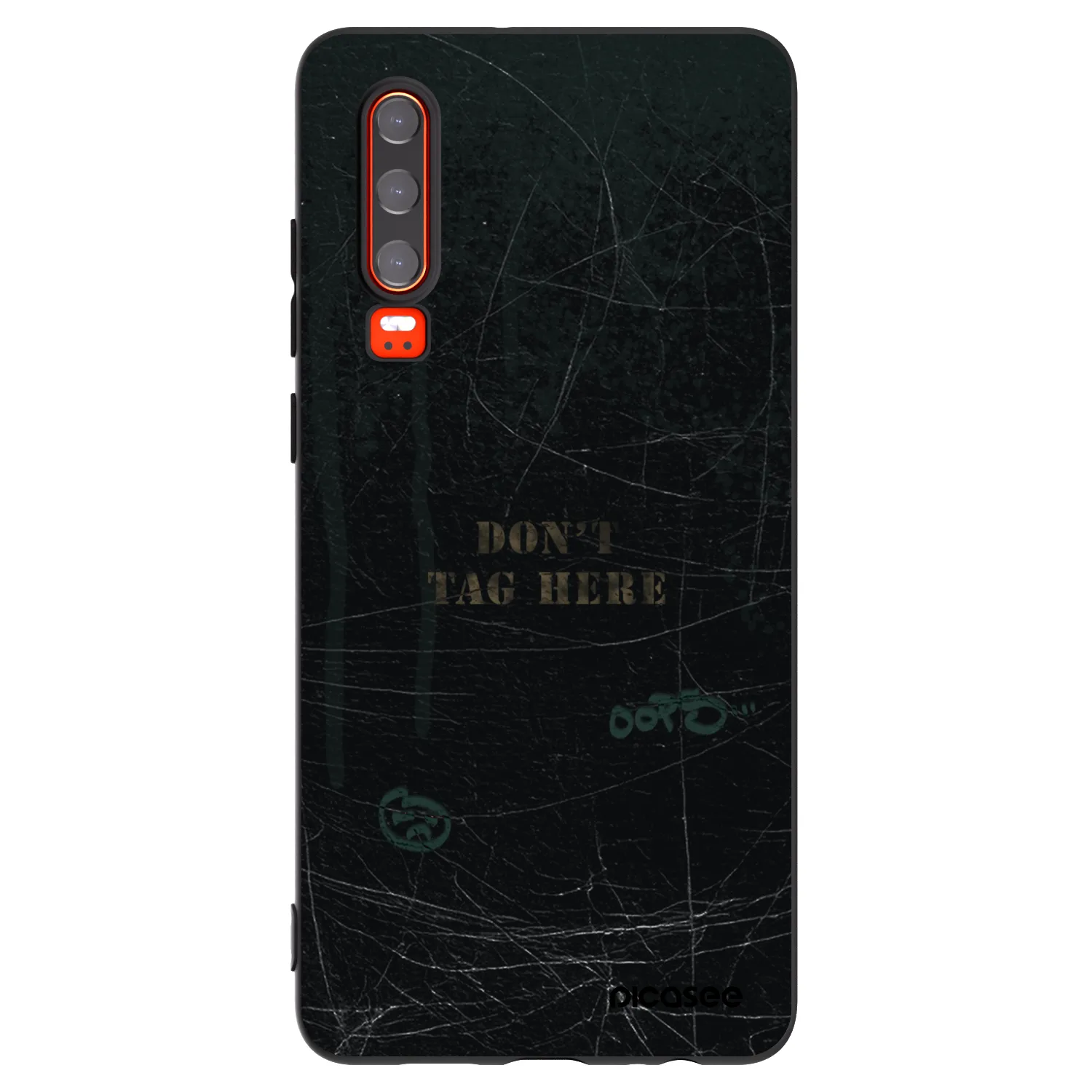 Picasee silikonový černý obal pro Huawei P30 - DON´T TAG
