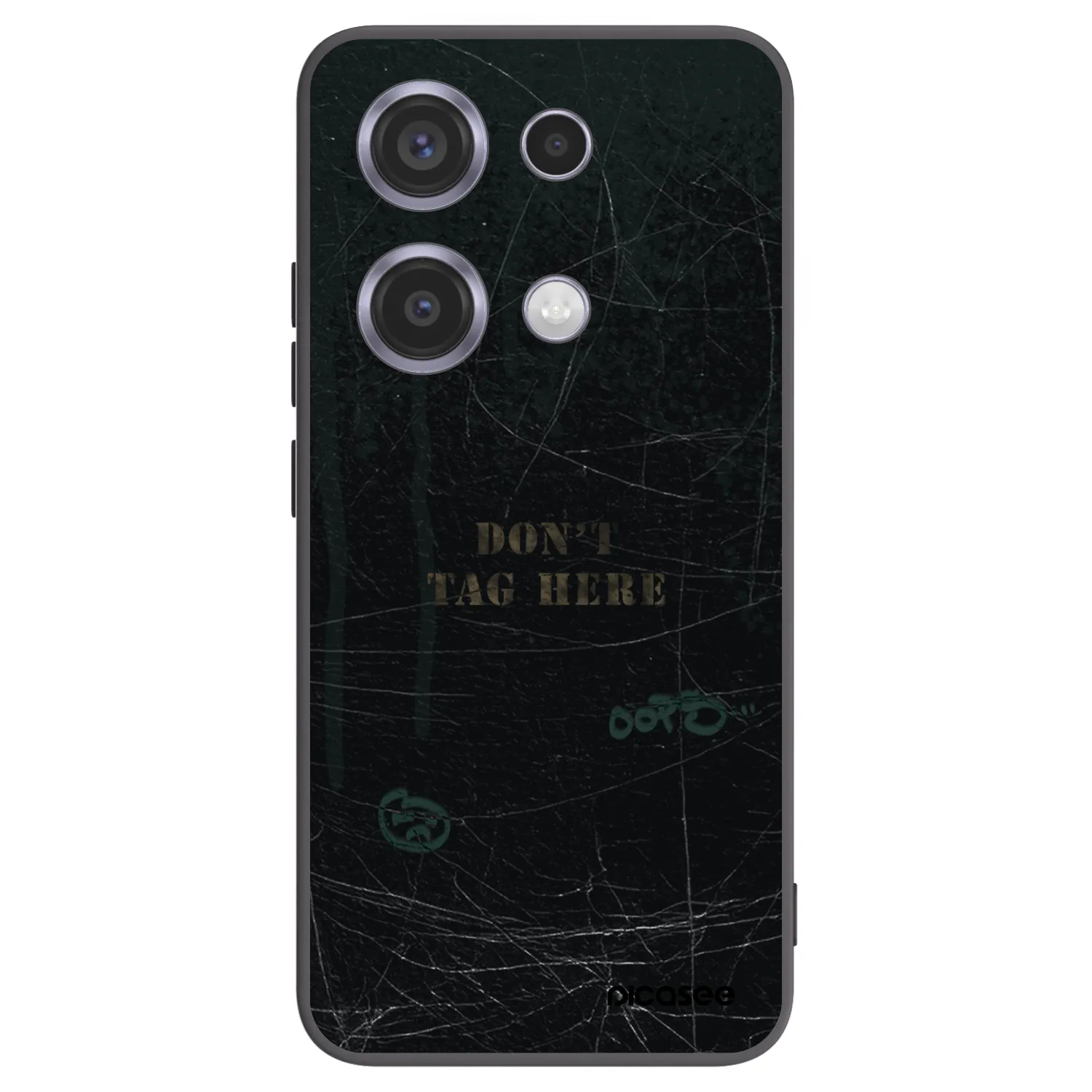 Picasee silikonový černý obal pro Xiaomi Redmi Note 14S - DON´T TAG