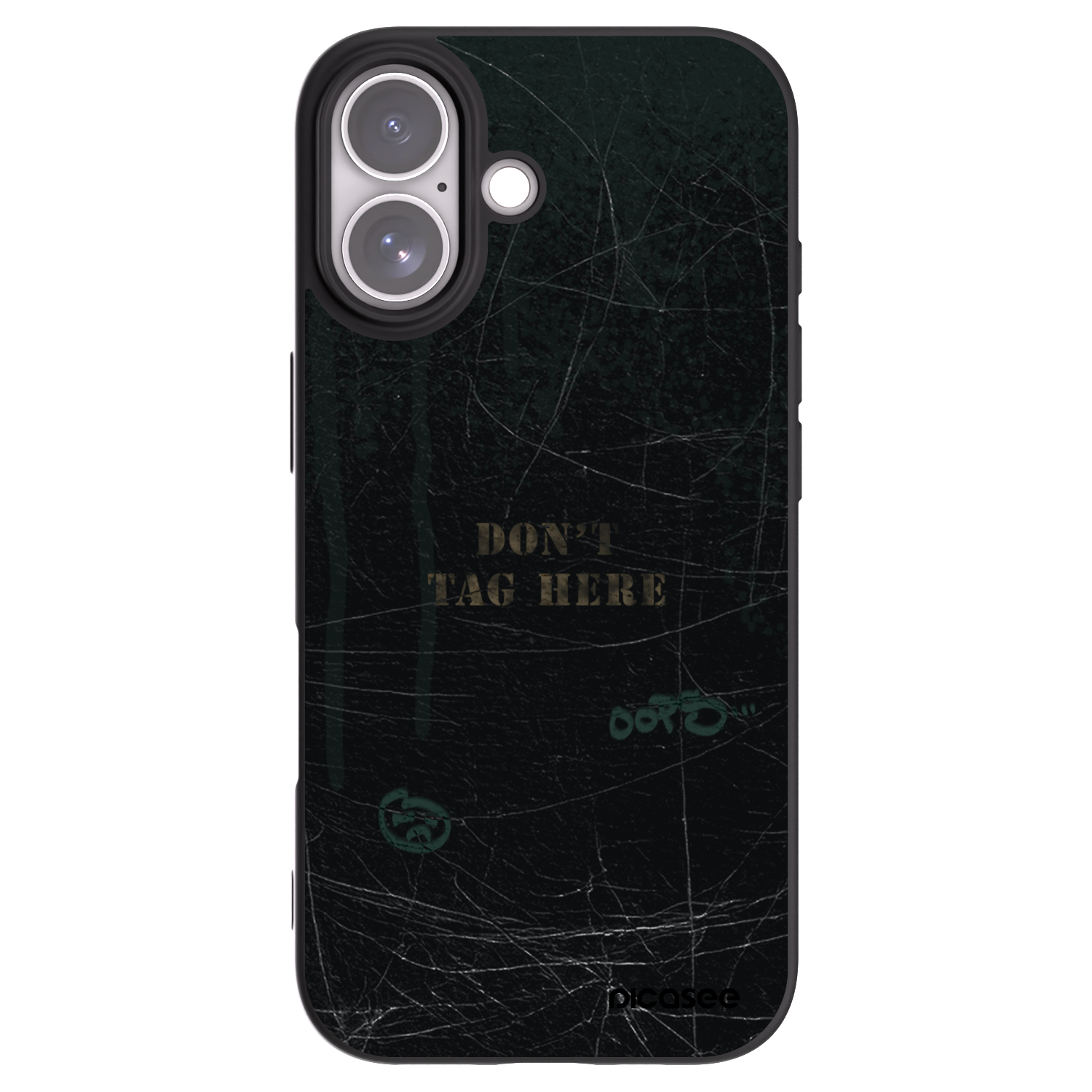Picasee silikonový černý obal pro Apple iPhone 17 - DON´T TAG