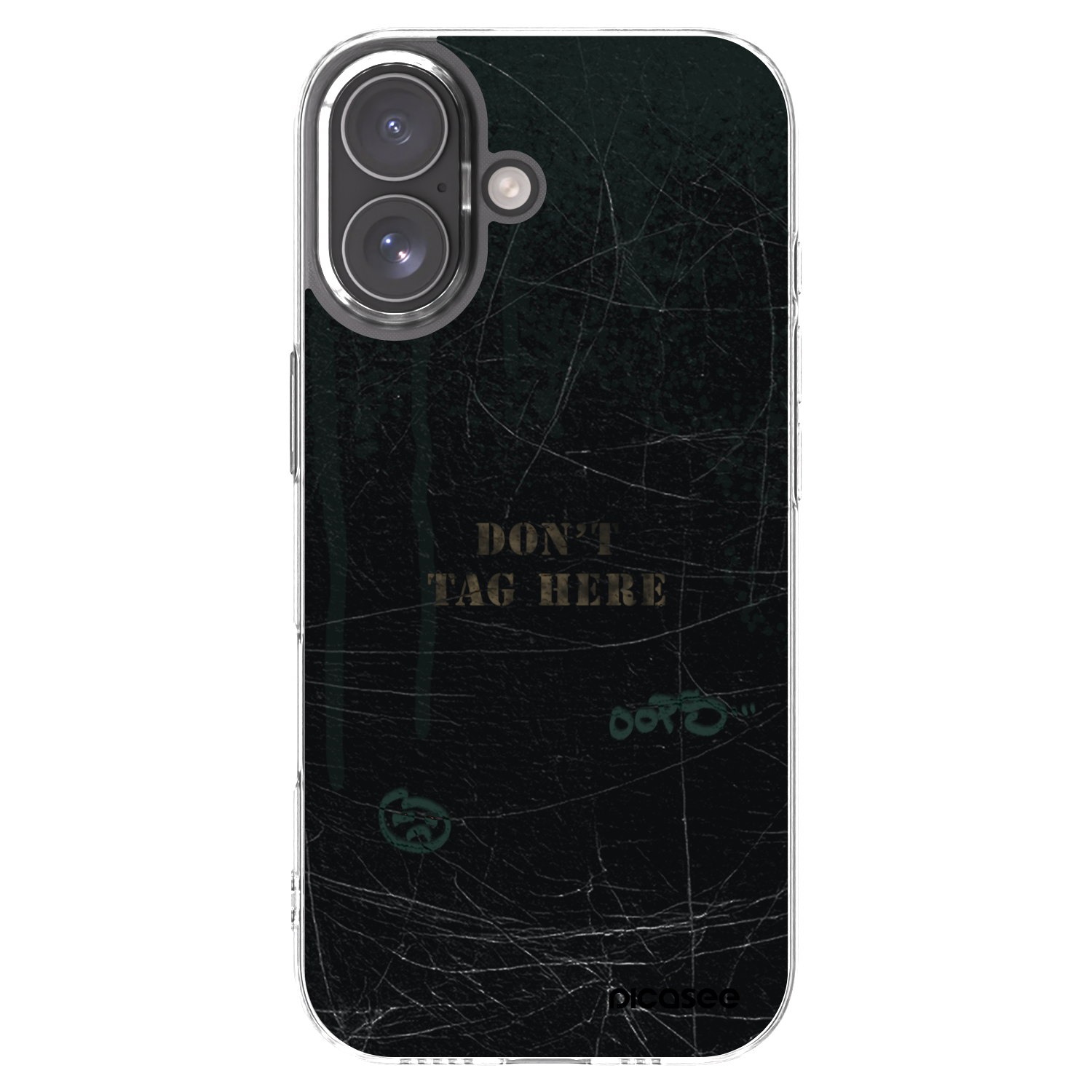 Picasee silikonový průhledný obal pro Apple iPhone 17 - DON´T TAG