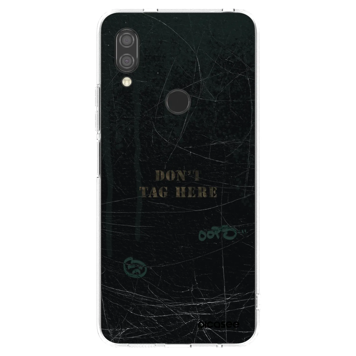 Picasee silikonový průhledný obal pro Xiaomi Redmi 7 - DON´T TAG