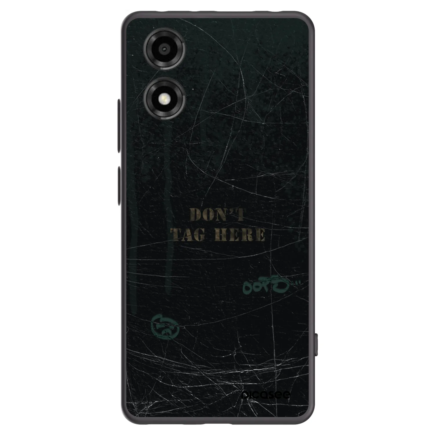 Picasee silikonový černý obal pro Motorola Moto E14 - DON´T TAG