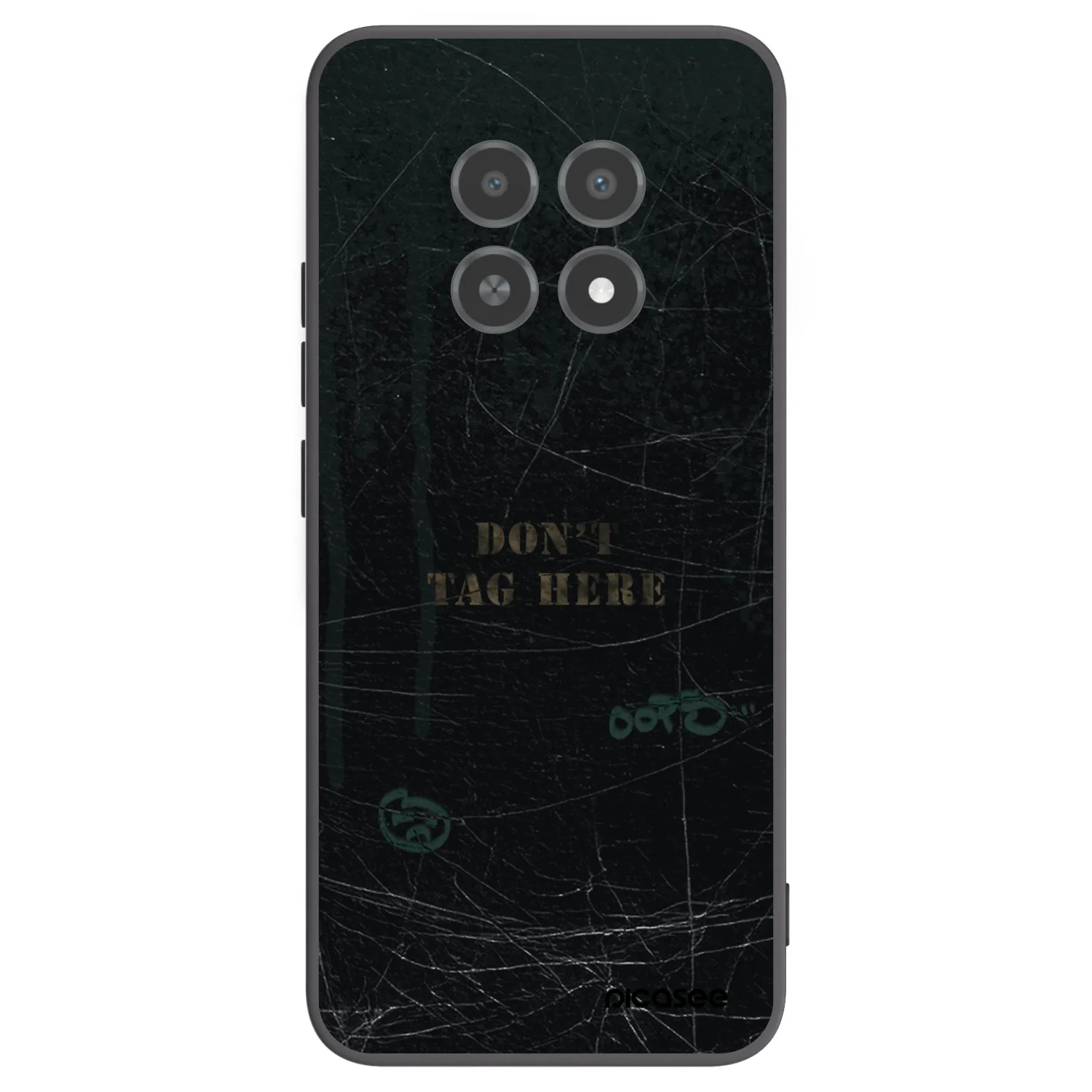 Picasee silikonový černý obal pro Realme 12X - DON´T TAG