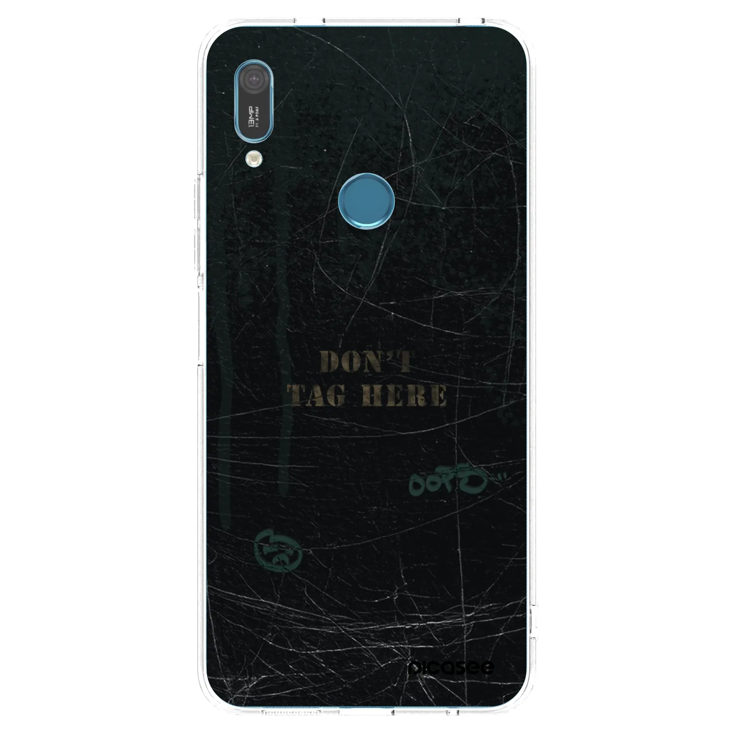 Picasee silikonový průhledný obal pro Huawei Y6 2019 - DON´T TAG
