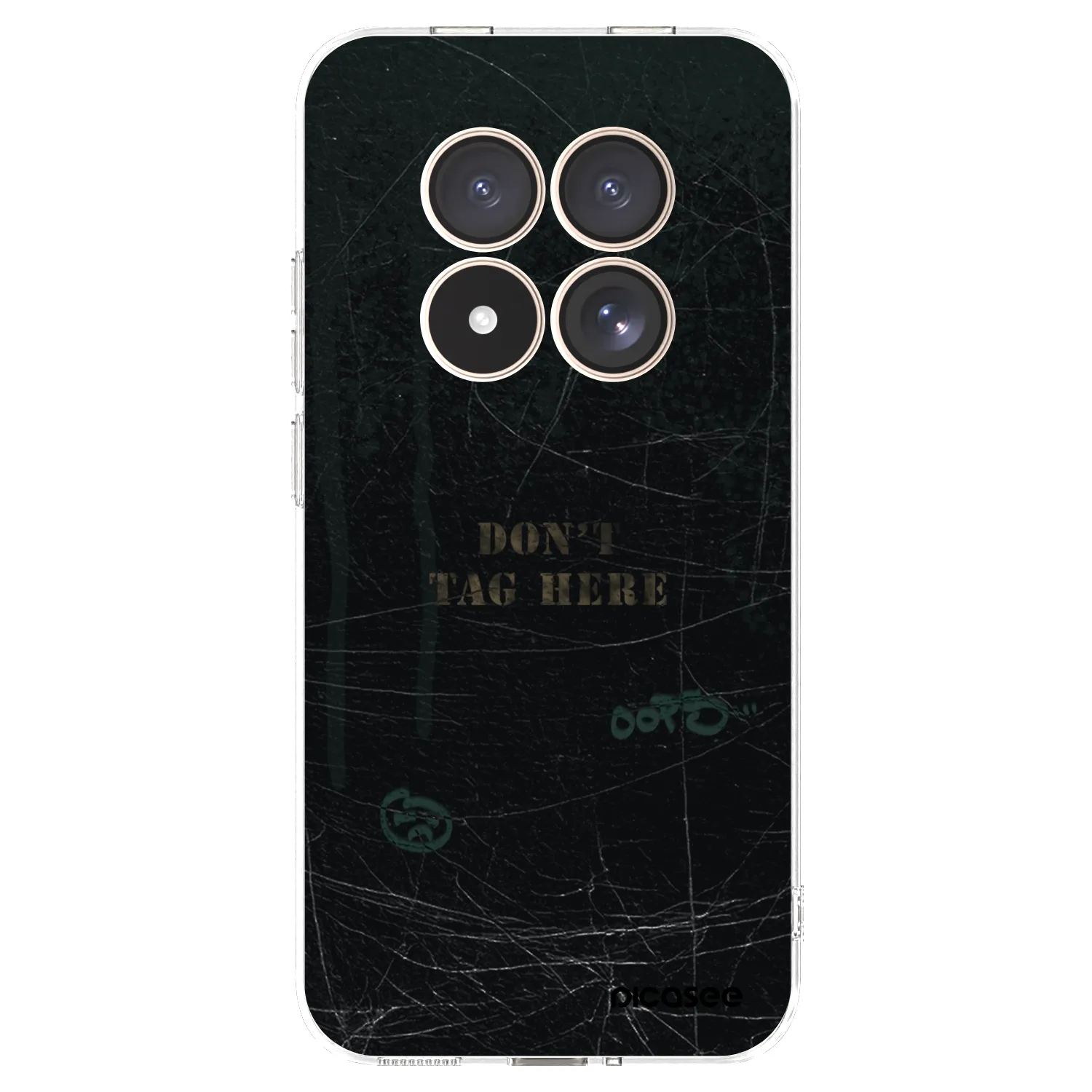 Picasee silikonový průhledný obal pro Xiaomi Redmi Note 15 Pro 4G - DON´T TAG