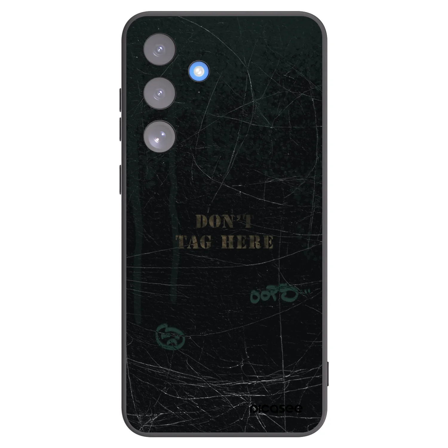 Picasee silikonový černý obal pro Samsung Galaxy S25 FE 5G - DON´T TAG