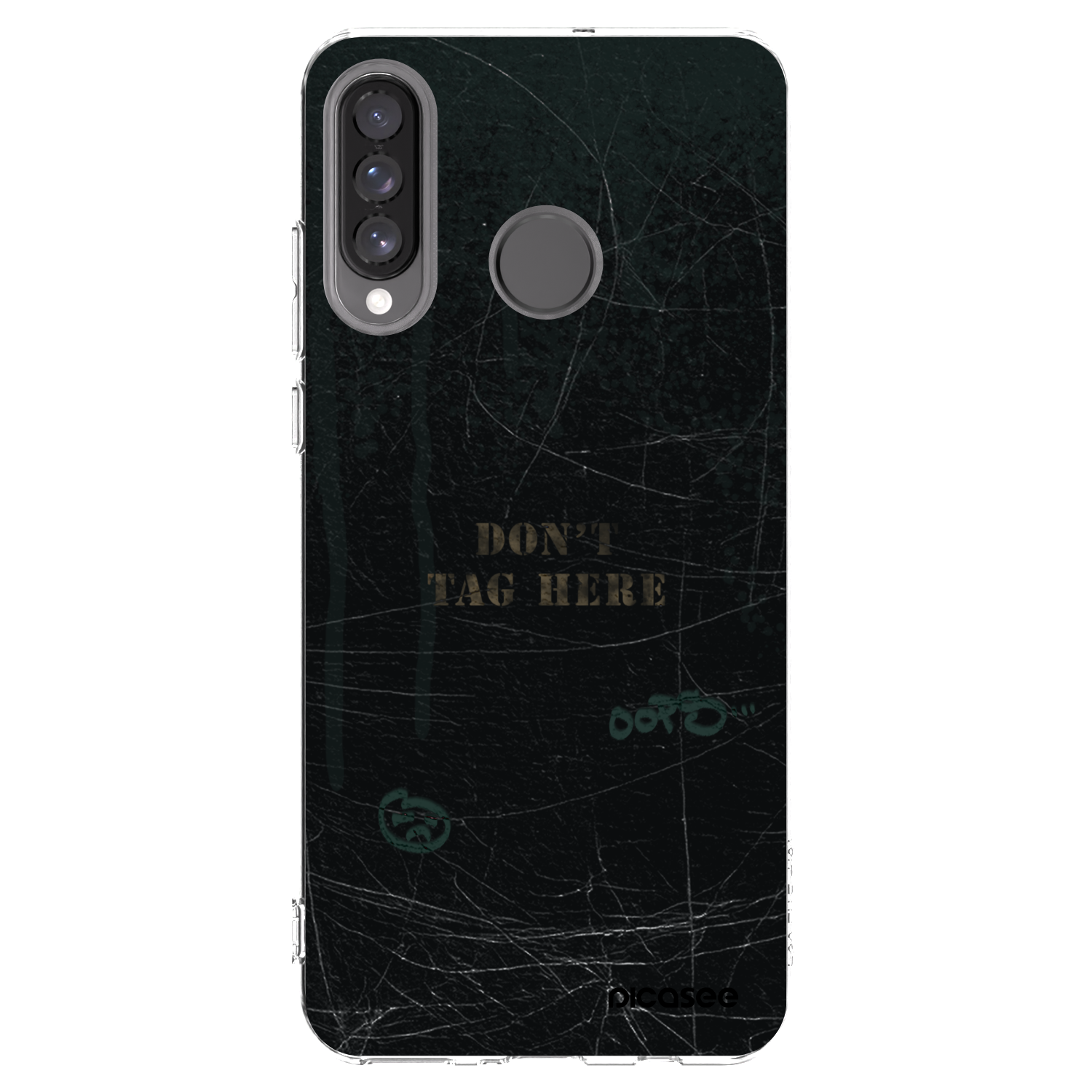 Picasee silikonový průhledný obal pro Huawei P30 Lite - DON´T TAG