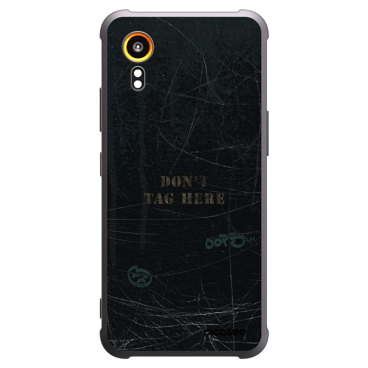 Picasee silikonový černý obal pro Samsung Galaxy Xcover 7 - DON´T TAG