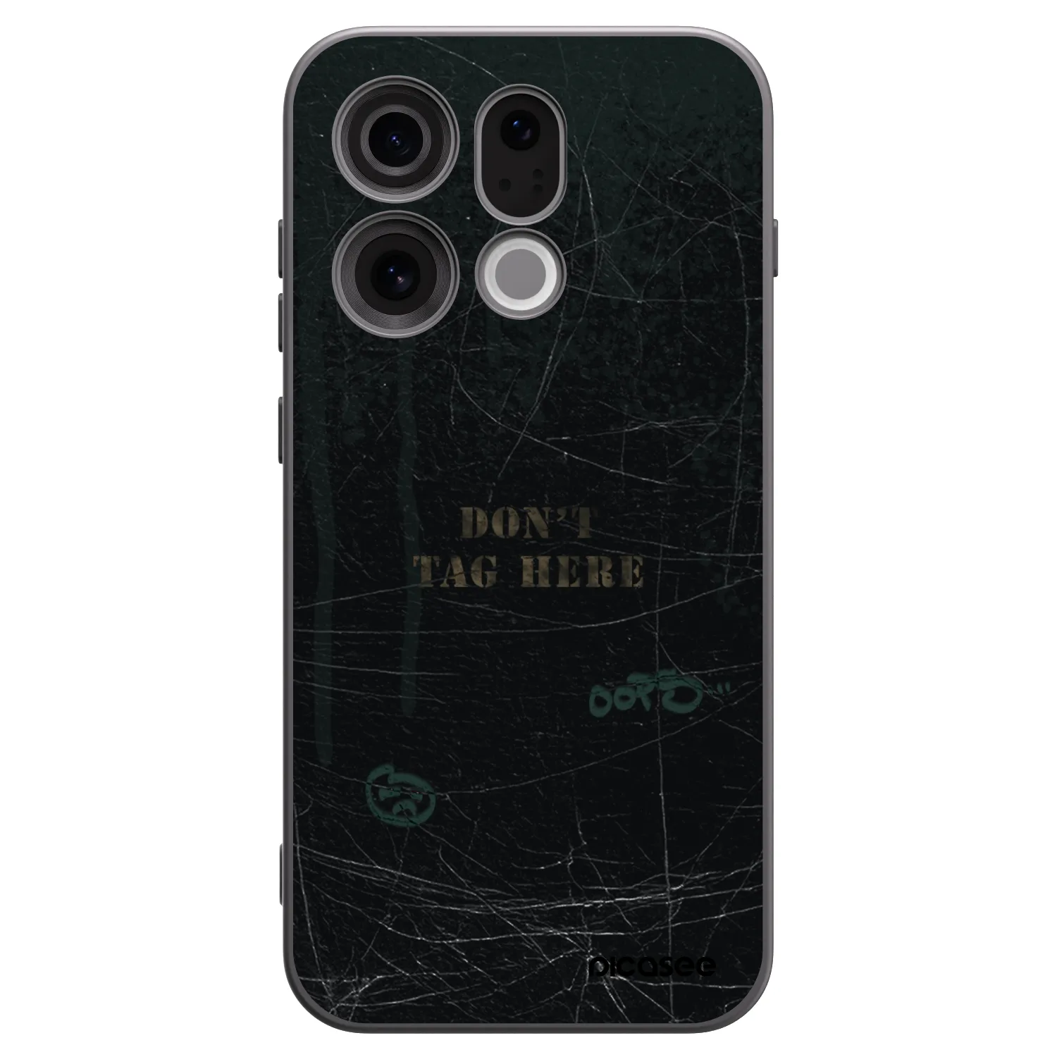 Picasee silikonový černý obal pro OPPO Find X9 - DON´T TAG