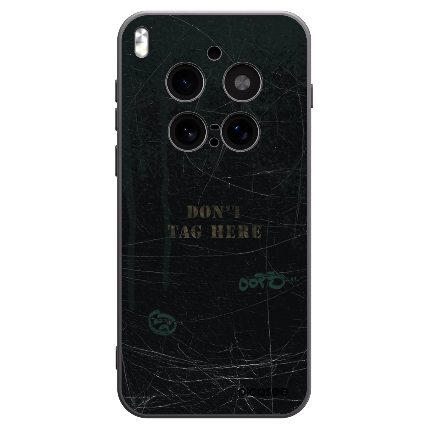 Picasee silikonový černý obal pro Vivo X300 Pro - DON´T TAG