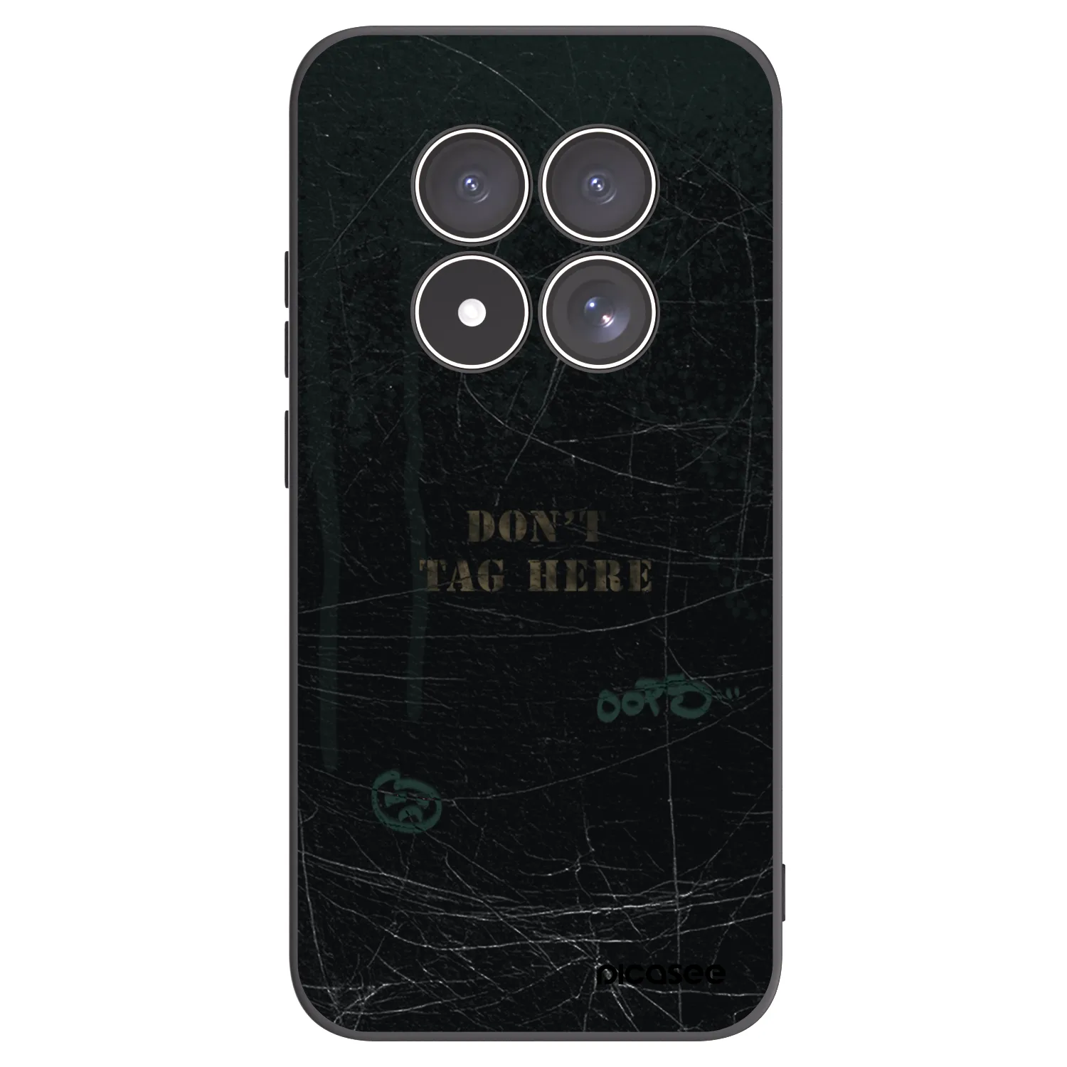 Picasee silikonový černý obal pro Xiaomi Redmi Note 15 Pro 5G - DON´T TAG