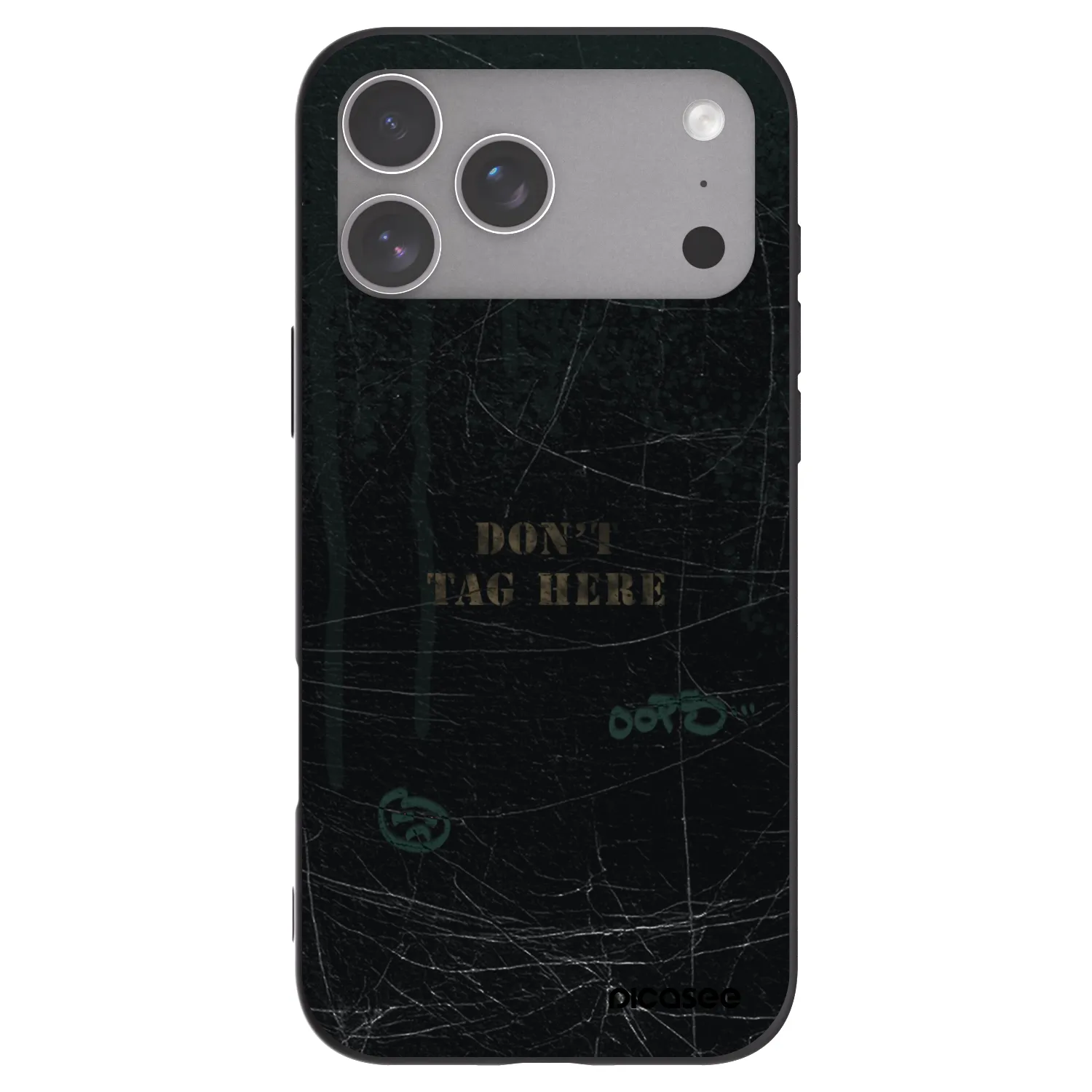 Picasee silikonový černý obal pro Apple iPhone 18 Pro Max - DON´T TAG