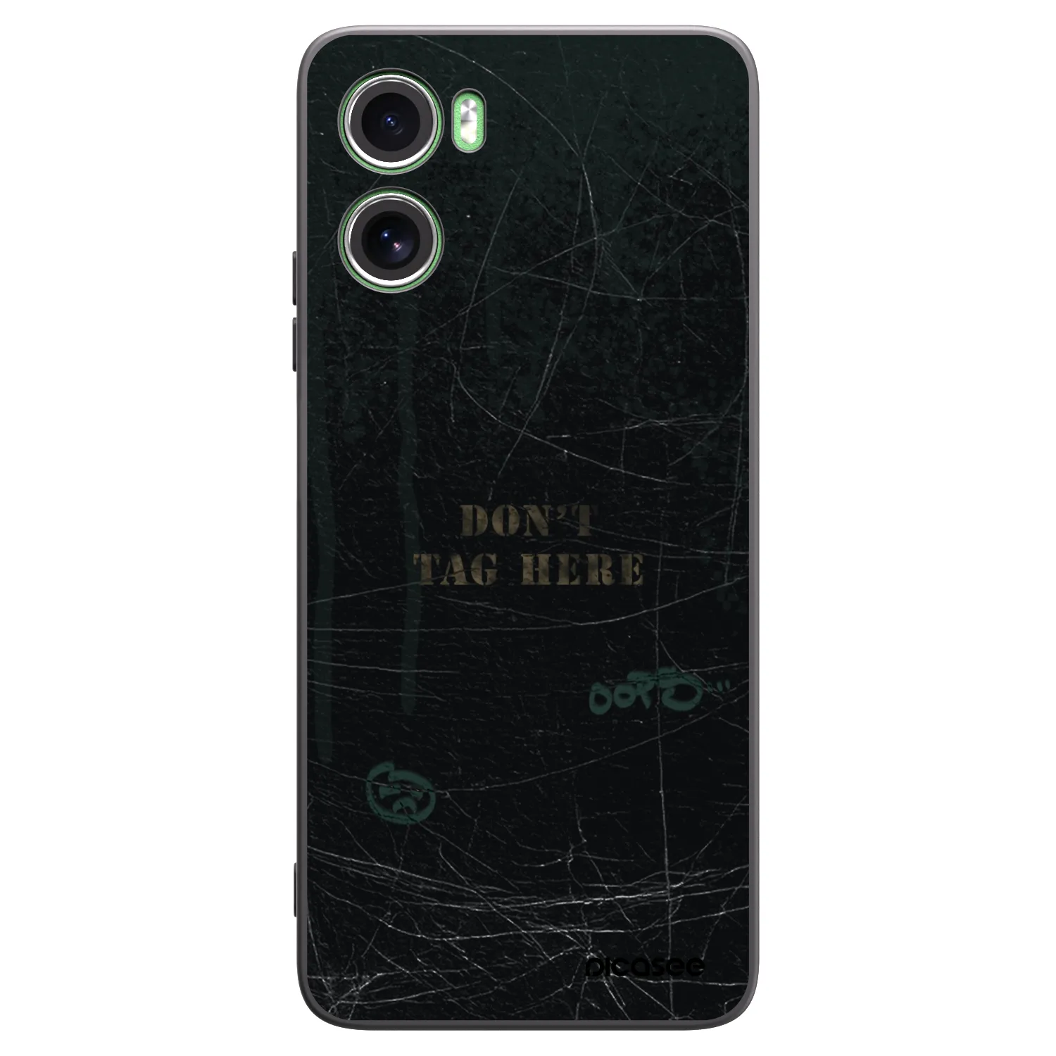 Picasee silikonový černý obal pro Motorola Moto G06 - DON´T TAG