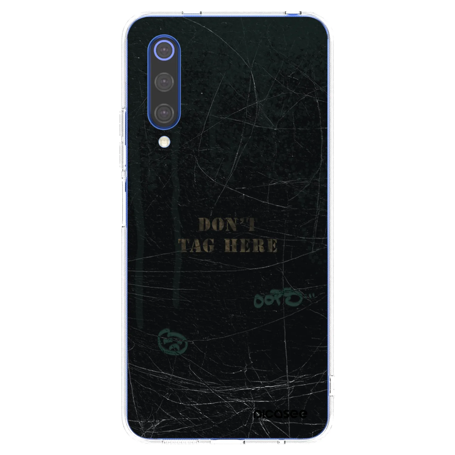 Picasee silikonový průhledný obal pro Xiaomi Mi 9 SE - DON´T TAG