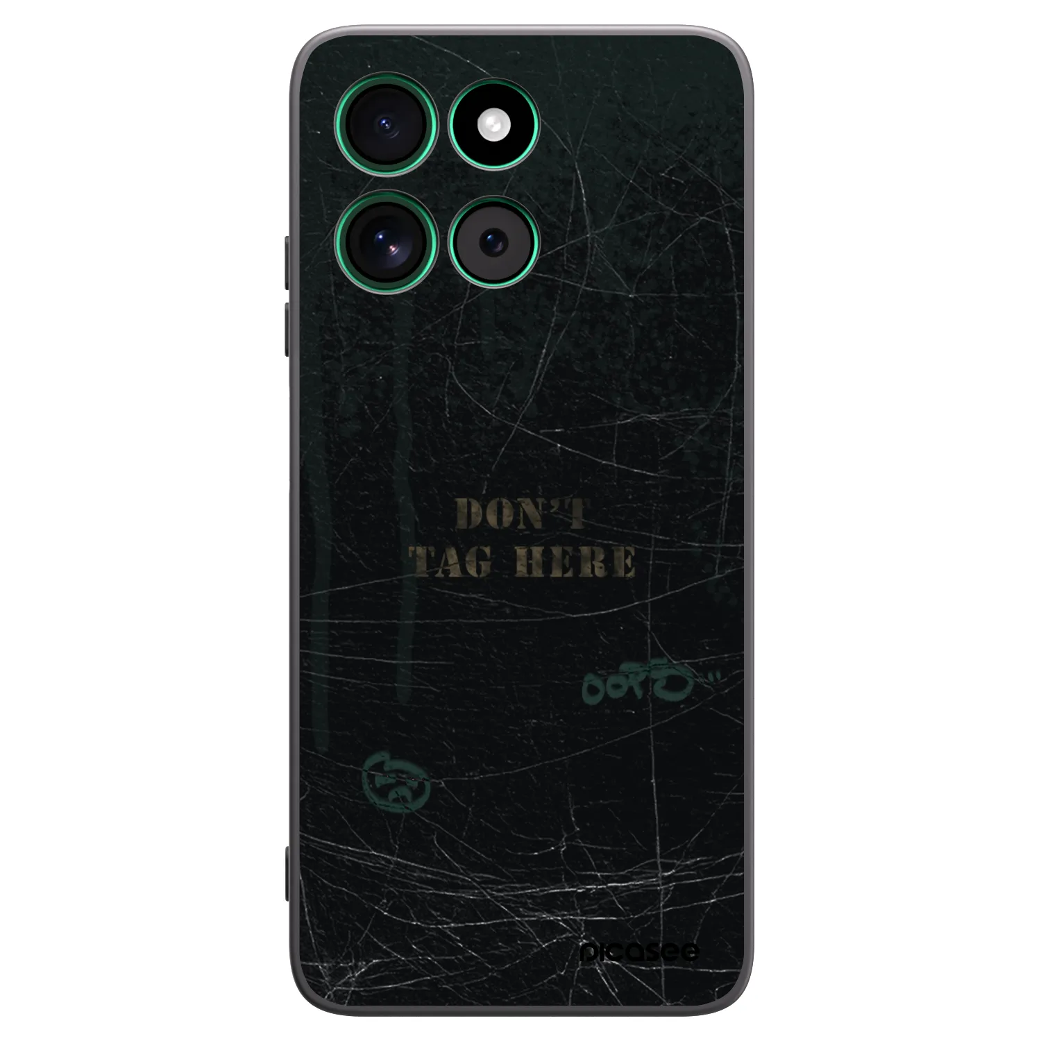 Picasee silikonový černý obal pro Motorola Moto G57 Power - DON´T TAG