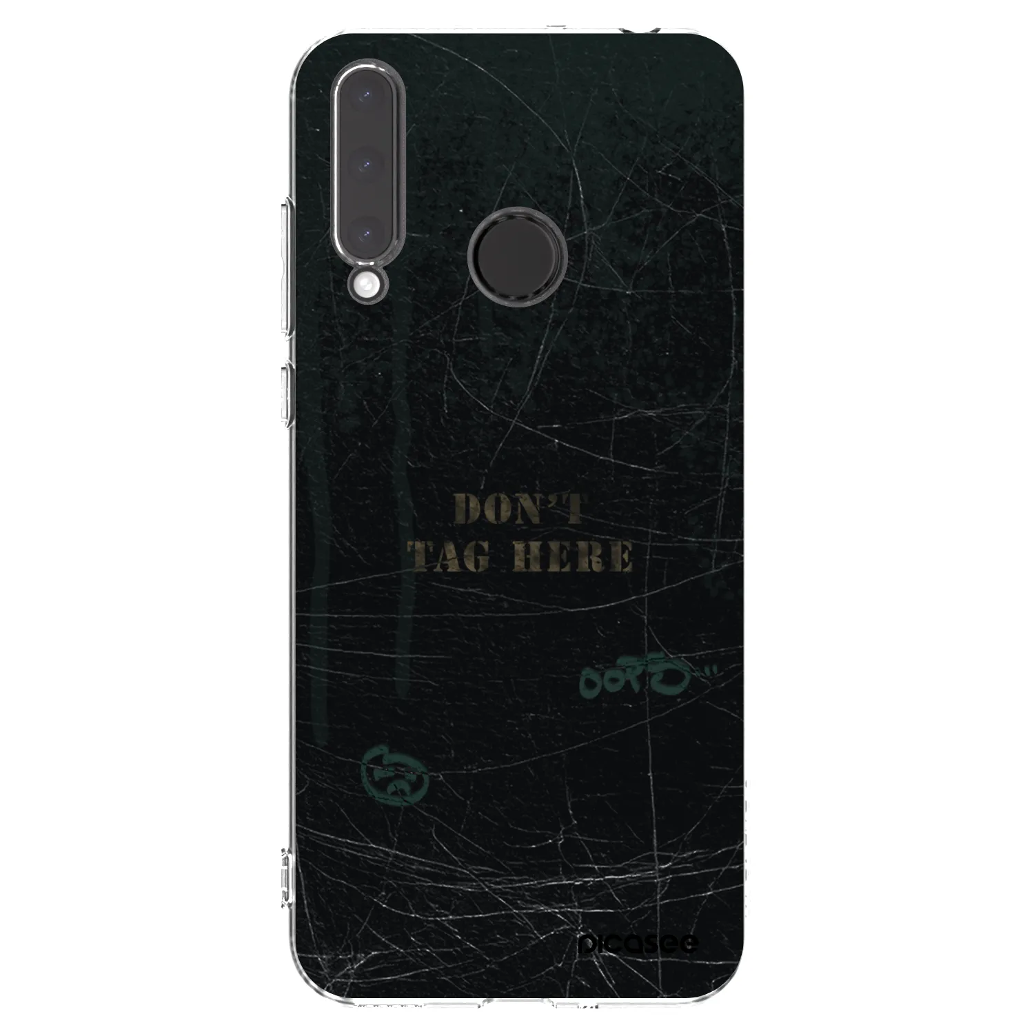 Picasee silikonový průhledný obal pro Honor 20 Lite - DON´T TAG