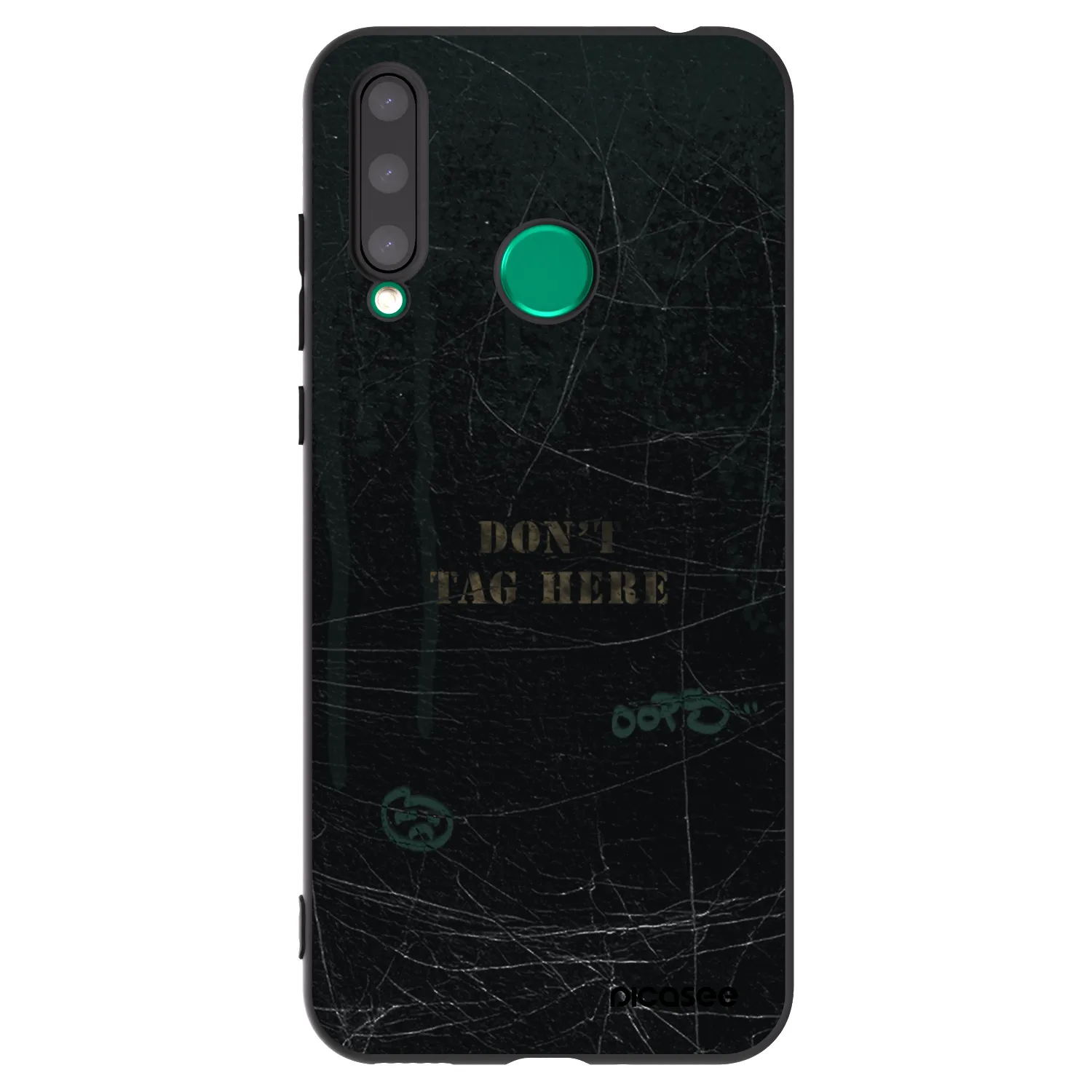Picasee silikonový černý obal pro Honor 20 Lite - DON´T TAG