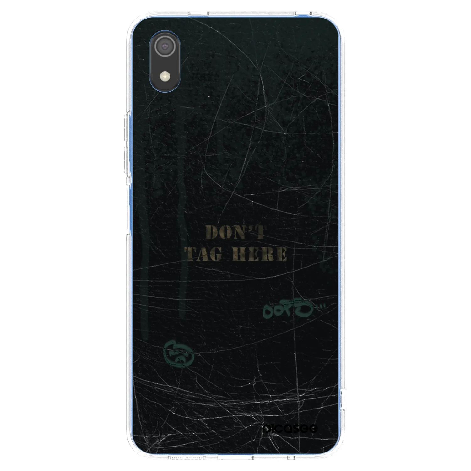 Picasee silikonový průhledný obal pro Xiaomi Redmi 7A - DON´T TAG