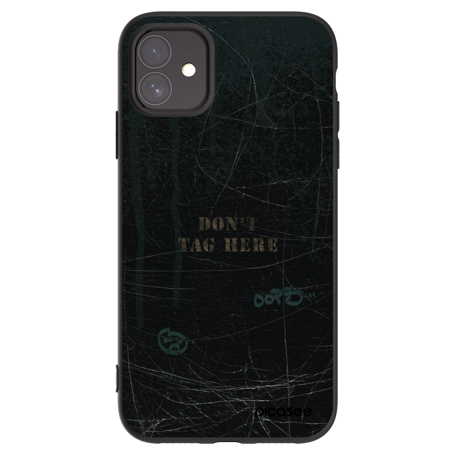 Picasee silikonový černý obal pro Apple iPhone 11 - DON´T TAG