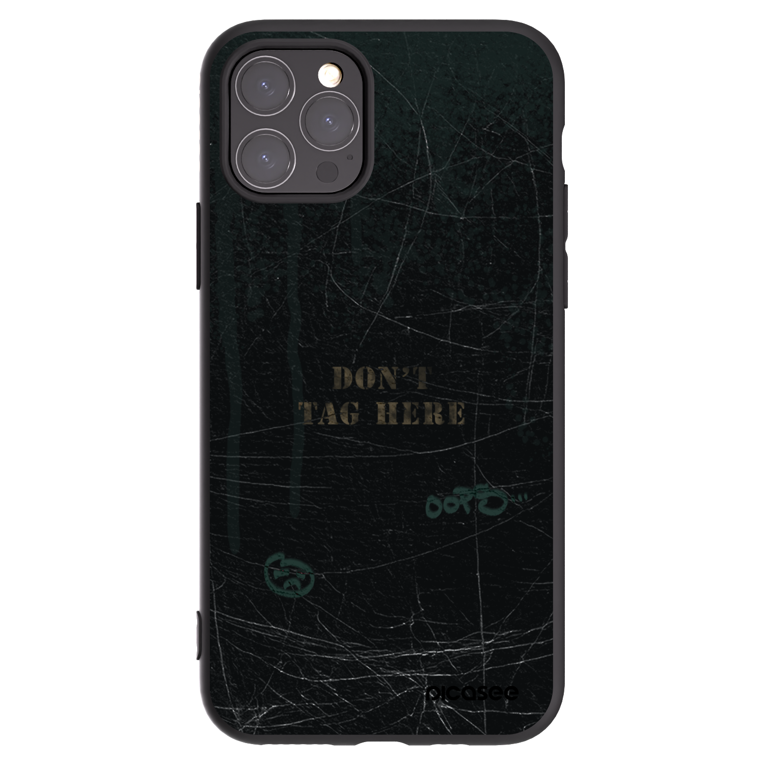 Picasee silikonový černý obal pro Apple iPhone 11 Pro - DON´T TAG