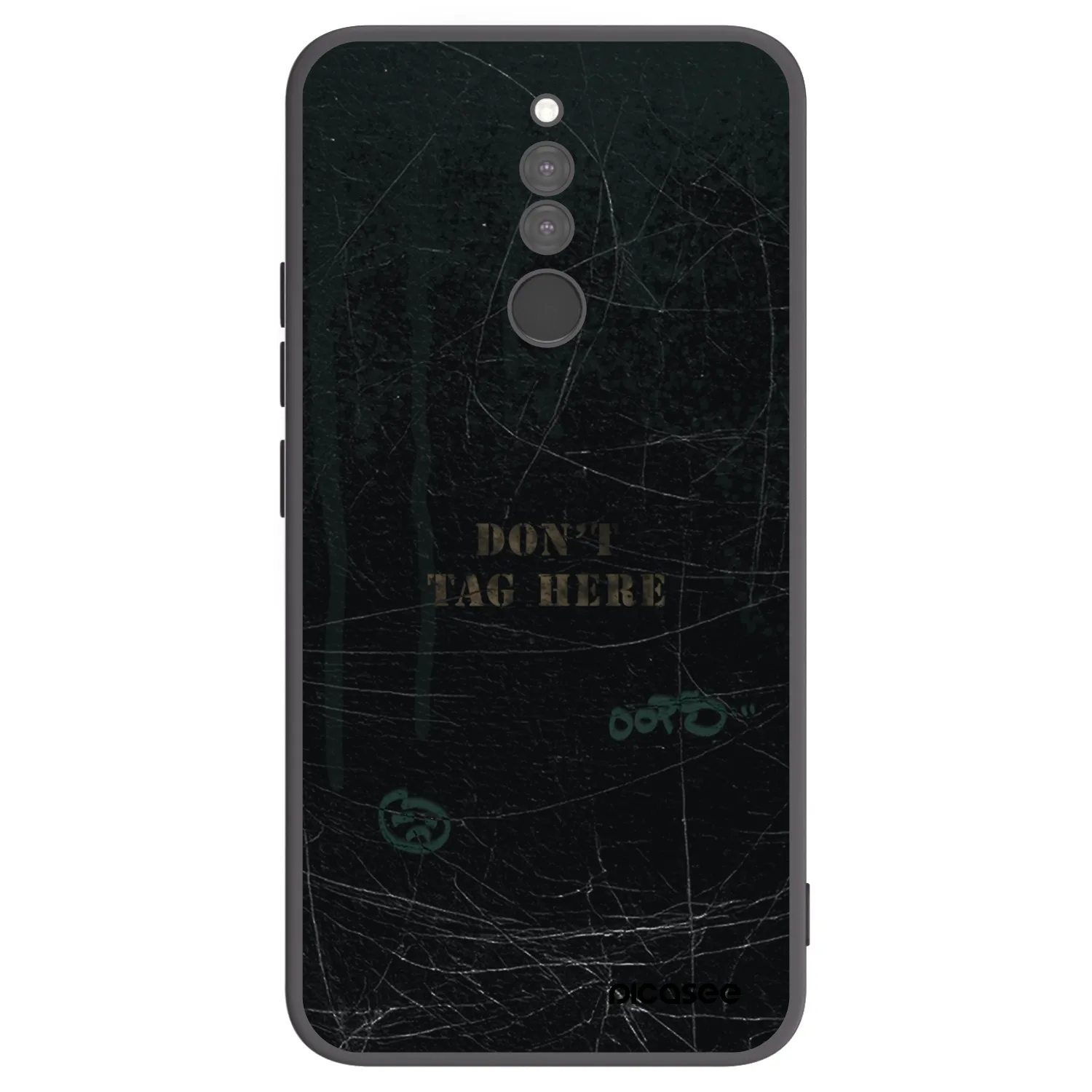 Picasee silikonový černý obal pro Xiaomi Redmi 8 - DON´T TAG