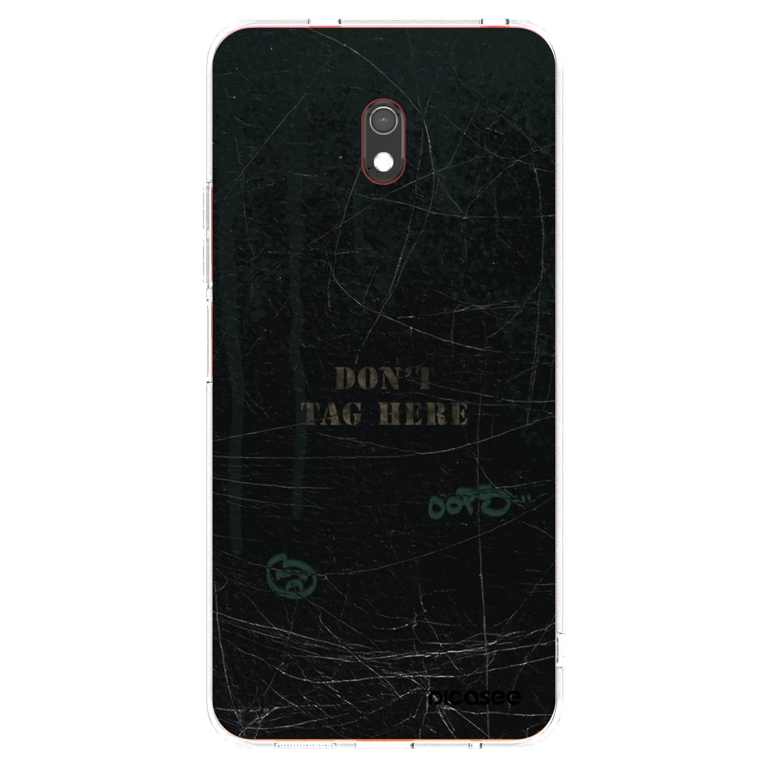 Picasee silikonový průhledný obal pro Xiaomi Redmi 8A - DON´T TAG