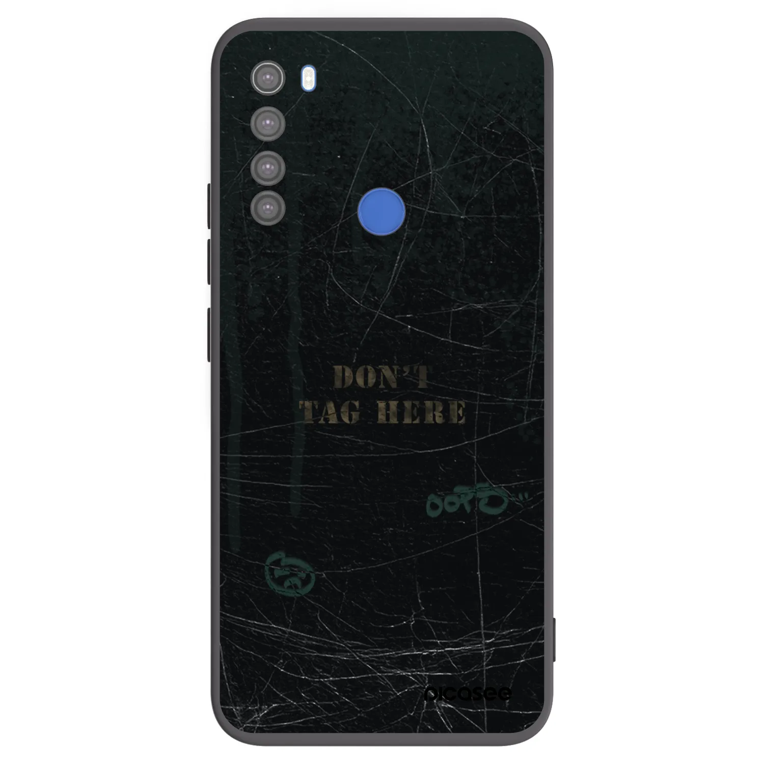 Picasee silikonový černý obal pro Xiaomi Redmi Note 8T - DON´T TAG