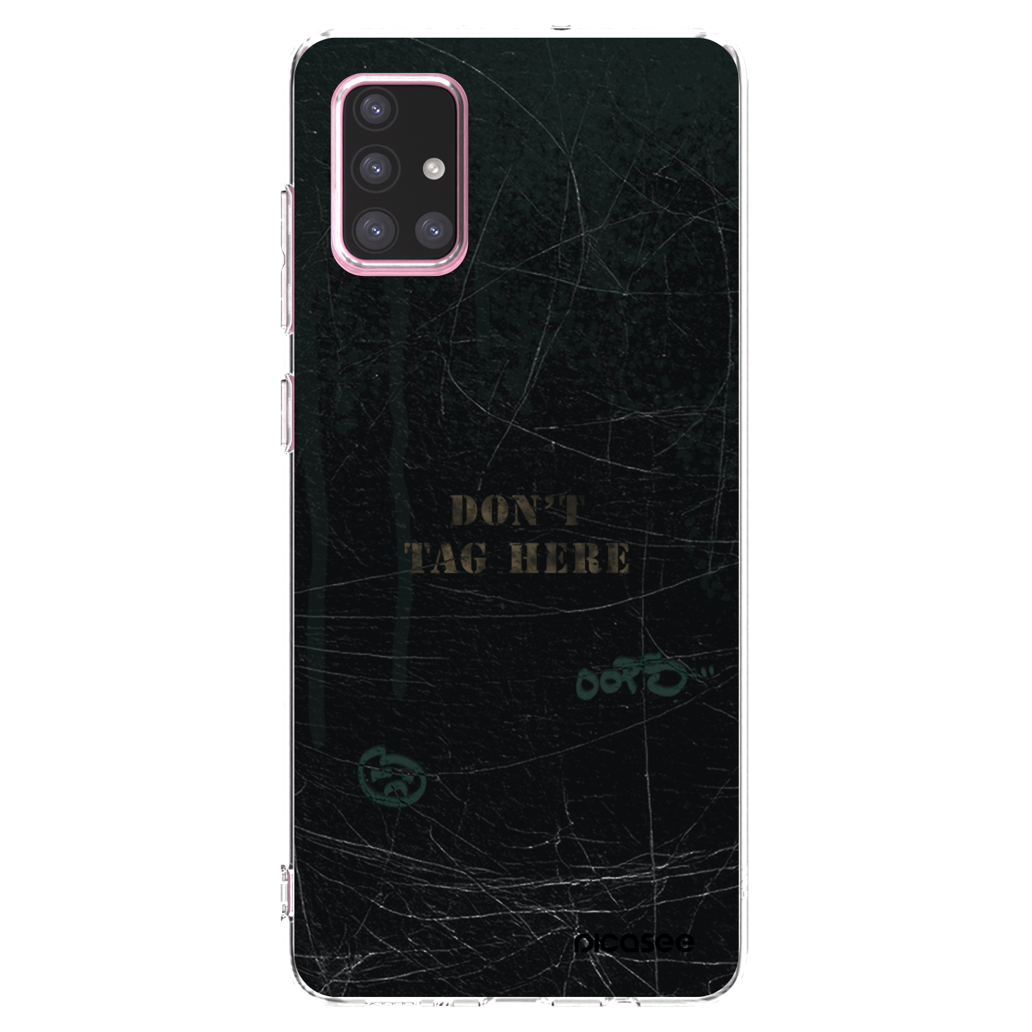 Picasee silikonový průhledný obal pro Samsung Galaxy A71 A715F - DON´T TAG
