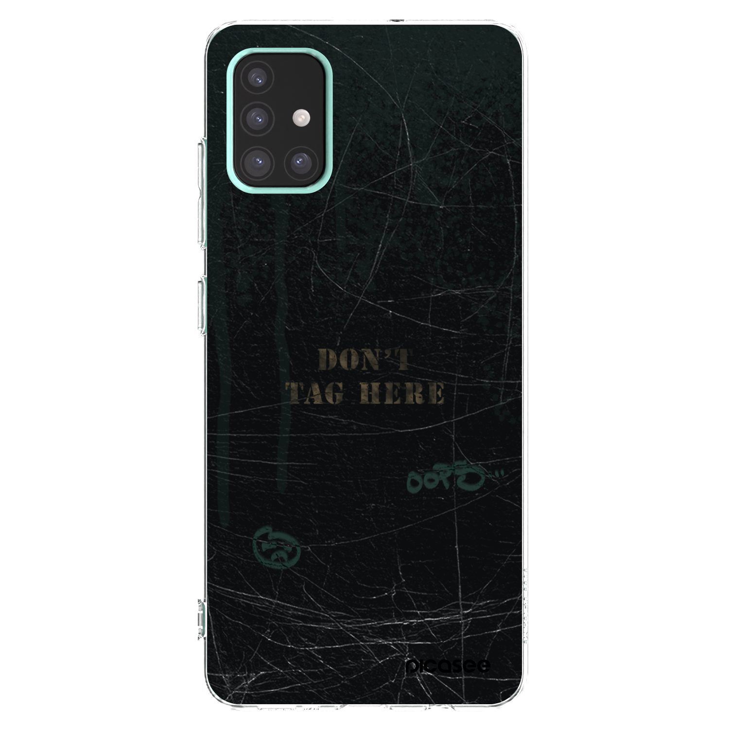 Picasee silikonový průhledný obal pro Samsung Galaxy A51 A515F - DON´T TAG