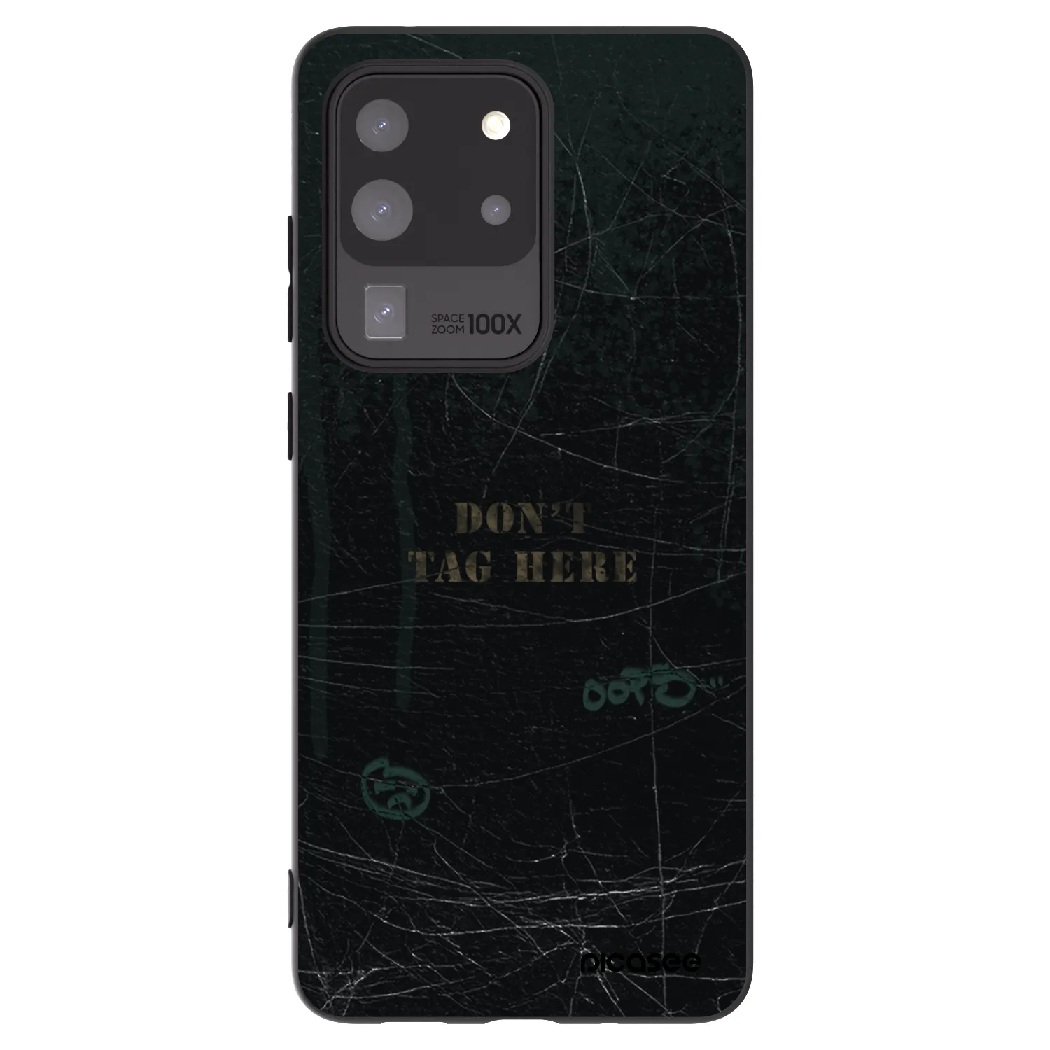 Picasee silikonový černý obal pro Samsung Galaxy S20 Ultra 5G G988F - DON´T TAG