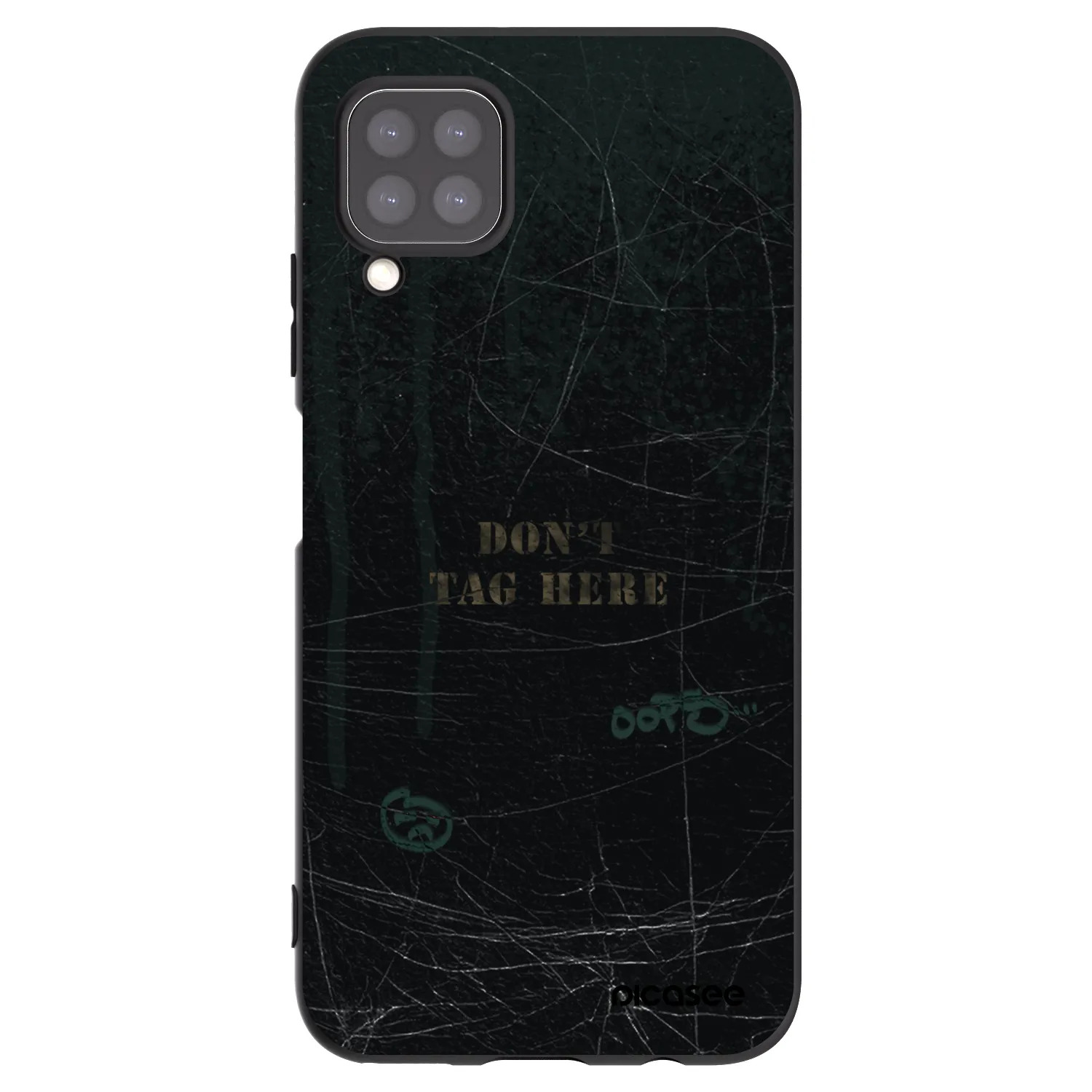 Picasee silikonový černý obal pro Huawei P40 Lite - DON´T TAG