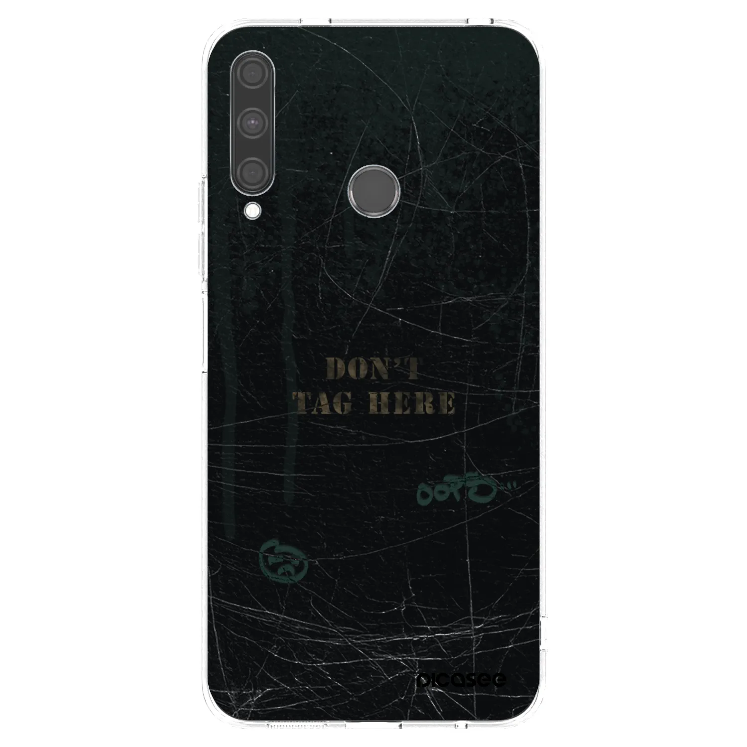 Picasee silikonový průhledný obal pro Huawei P40 Lite E - DON´T TAG