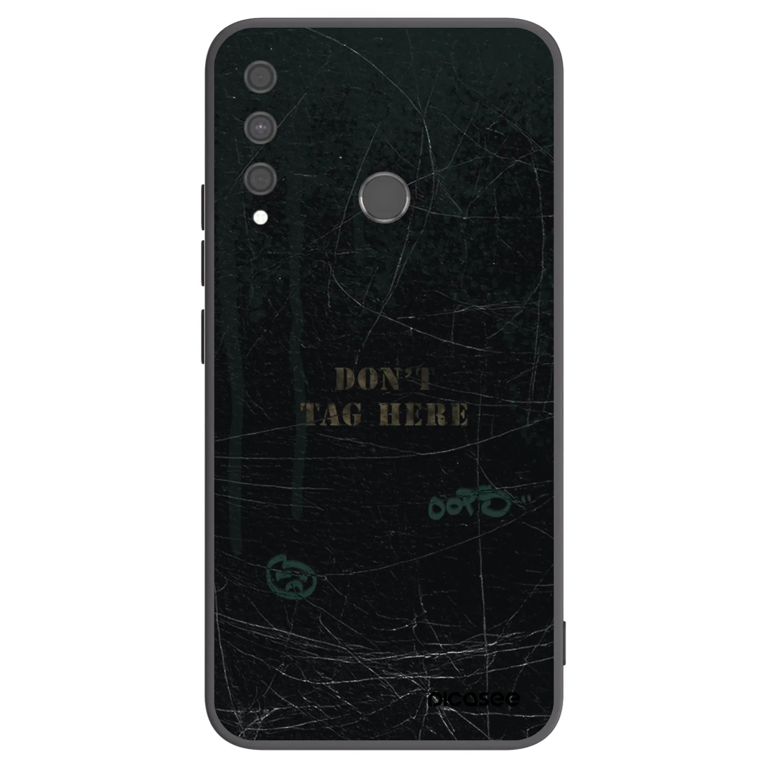 Picasee silikonový černý obal pro Huawei P40 Lite E - DON´T TAG