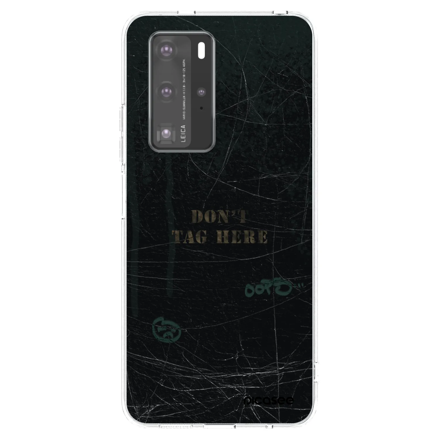 Picasee silikonový průhledný obal pro Huawei P40 Pro - DON´T TAG
